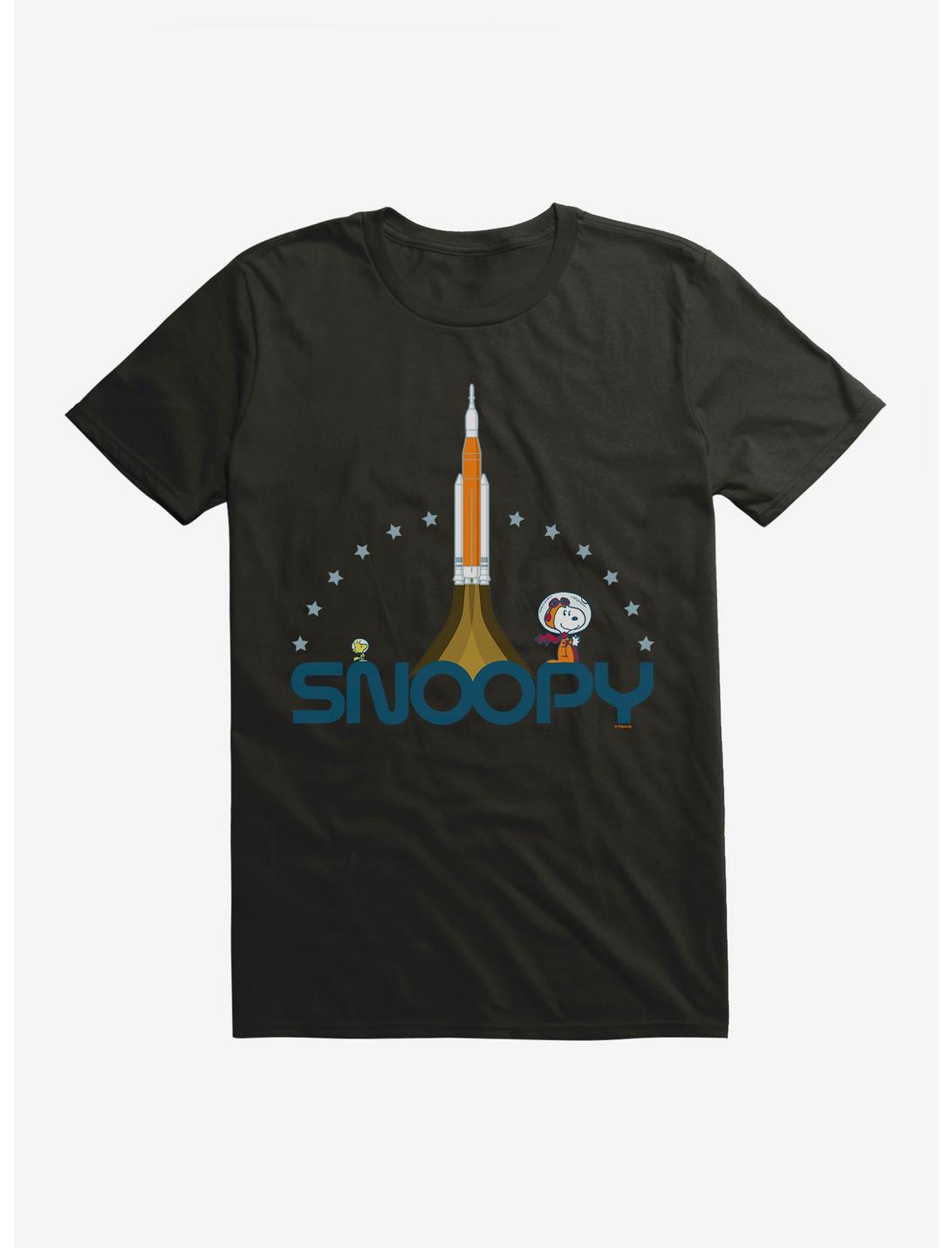 Peanuts Snoopy Space Rocket T-Shirt, , hi-res