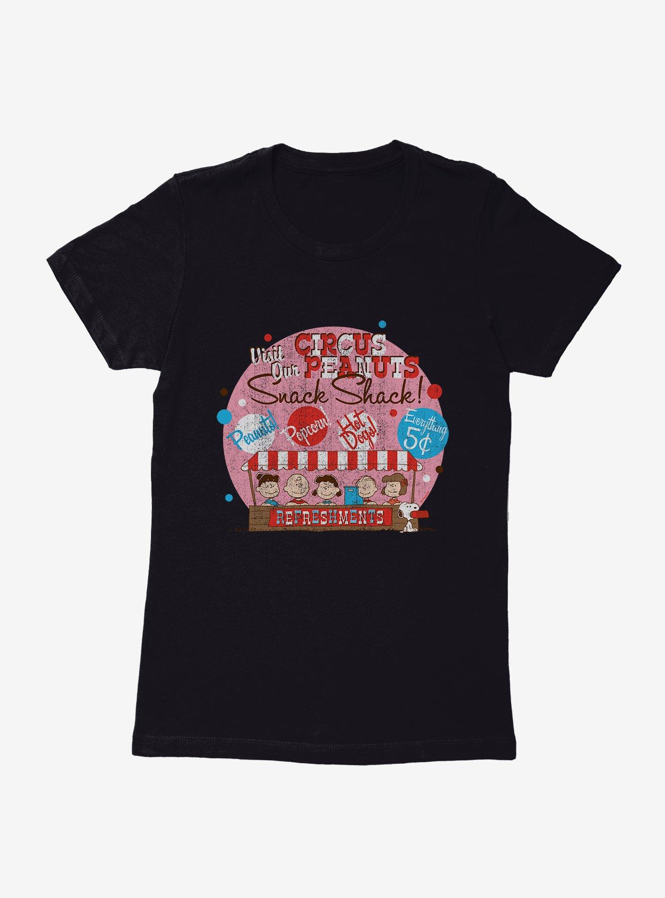Peanuts Circus Snack Shack Womens T-Shirt, , hi-res