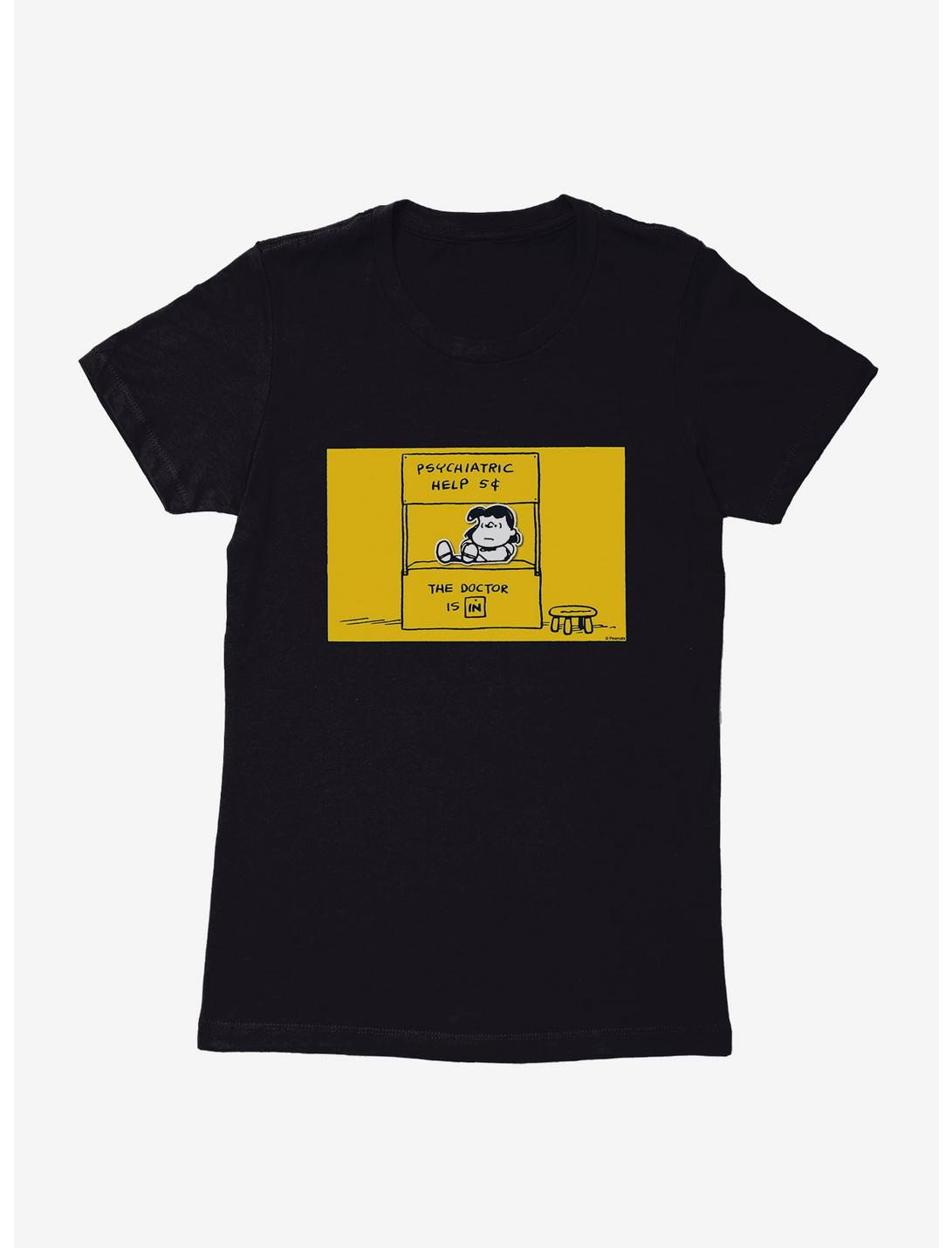 Peanuts Lucy Doctor Is In Womens T-Shirt, , hi-res