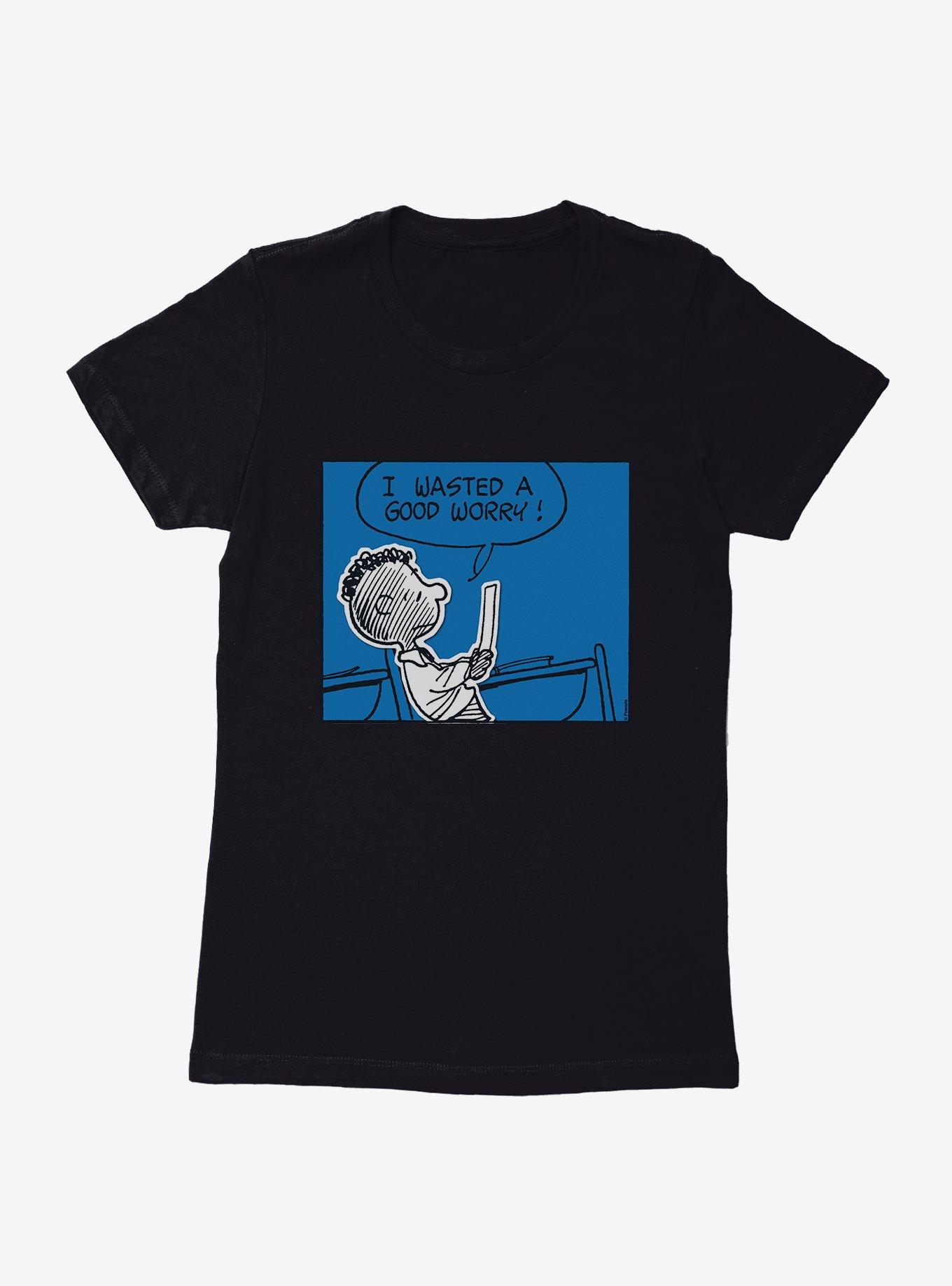 Peanuts Wasted A Good Worry Womens T-Shirt, , hi-res