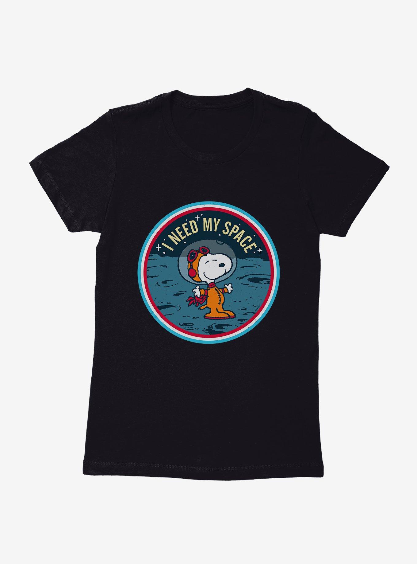 Peanuts I Need My Space Snoopy Womens T-Shirt, , hi-res