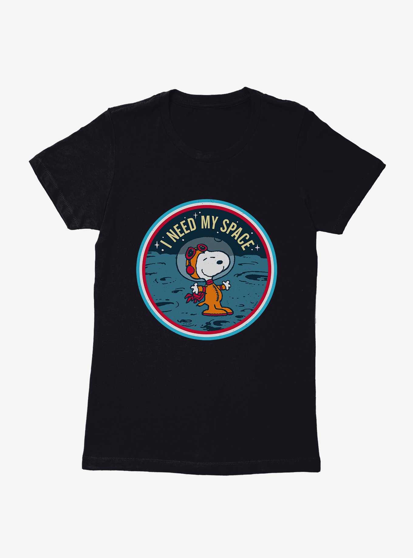 Peanuts I Need My Space Snoopy Womens T-Shirt, , hi-res