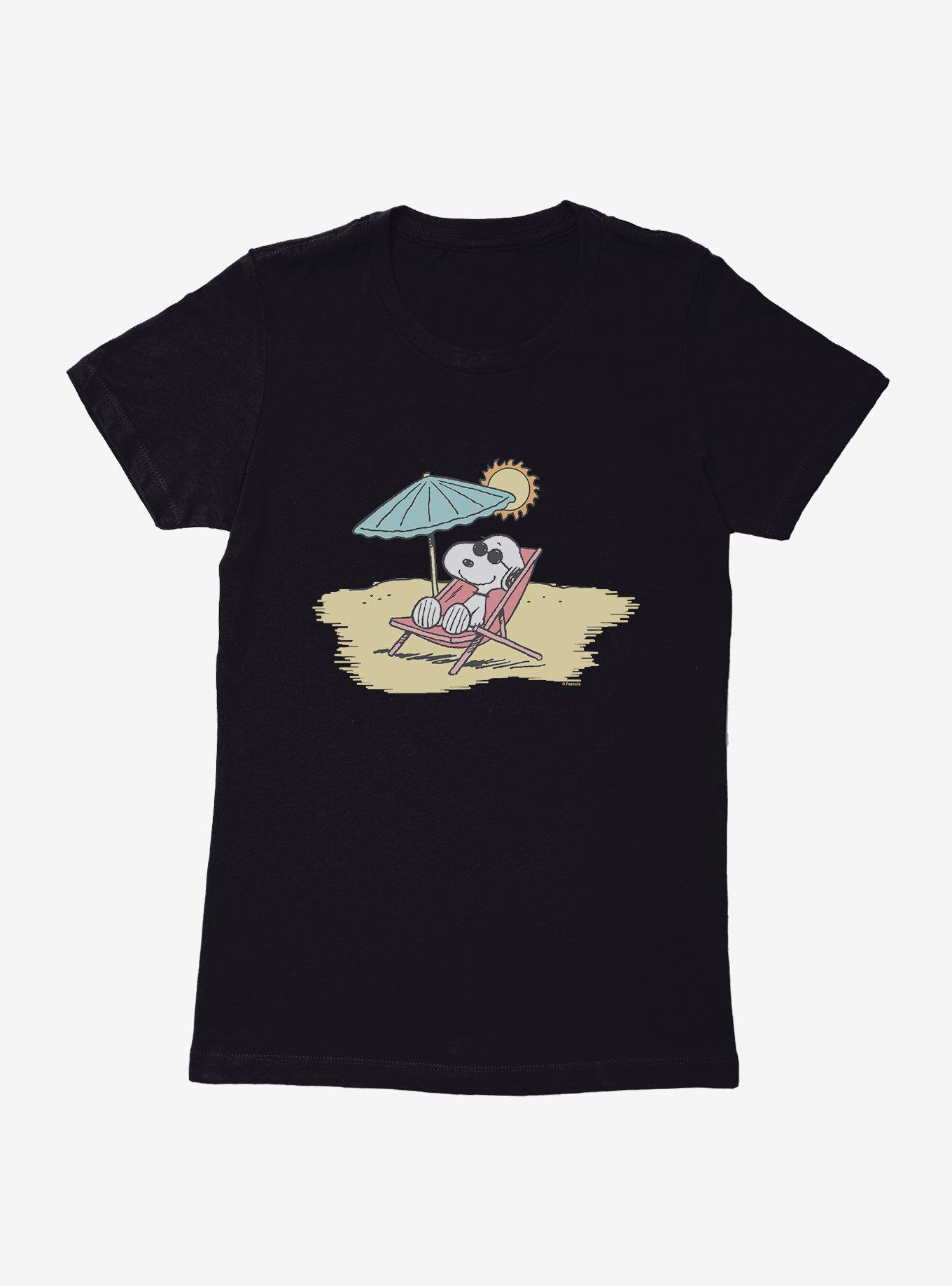 Peanuts Summer Vibes Snoopy Womens T-Shirt, , hi-res