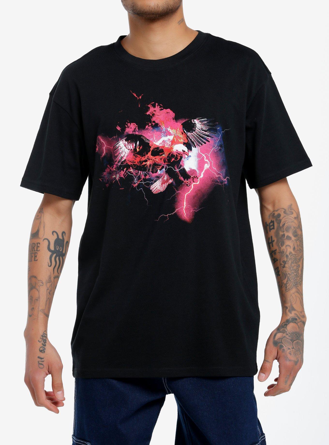 MARKET Eagle On Fire Oversized T-Shirt