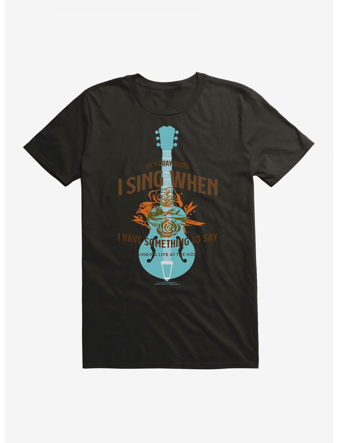 Hunger Games: The Ballad Of Songbirds And Snakes Lucy Gray Baird Guitar T-Shirt, , hi-res