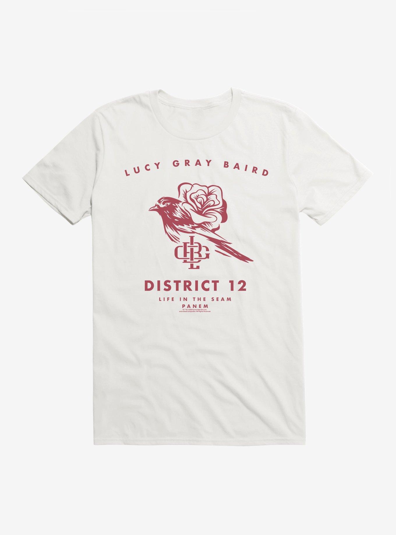 Hunger Games: The Ballad Of Songbirds And Snakes Lucy Gray Baird District 12 T-Shirt, WHITE, hi-res