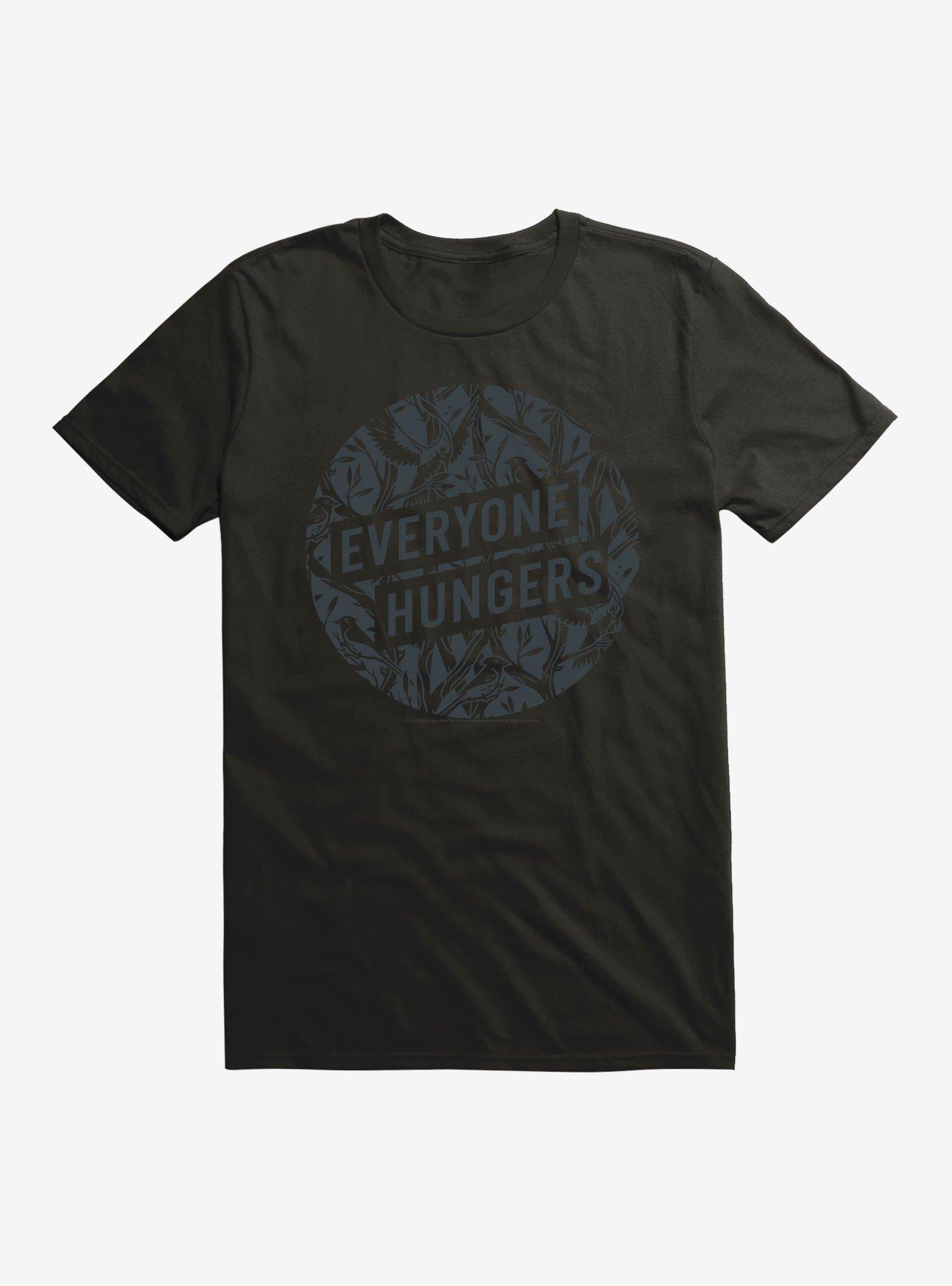 Hunger Games: The Ballad Of Songbirds And Snakes Everyone Hungers T-Shirt, BLACK, hi-res