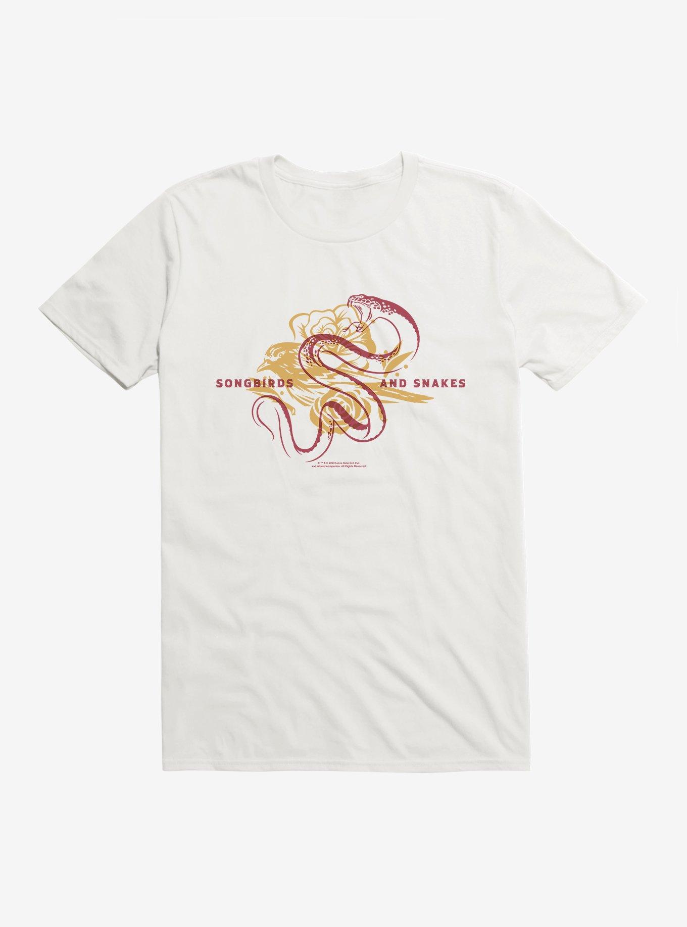 Hunger Games: The Ballad Of Songbirds And Snakes Songbrids And Snakes Logo T-Shirt, WHITE, hi-res