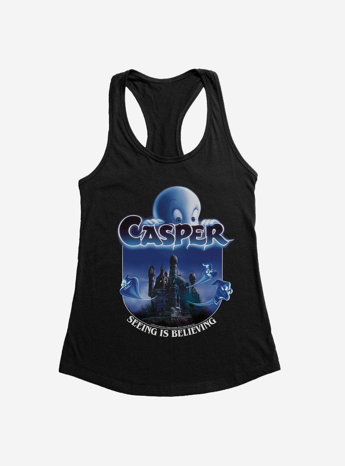 Casper Film Castle Poster Womens Tank Top, BLACK, hi-res