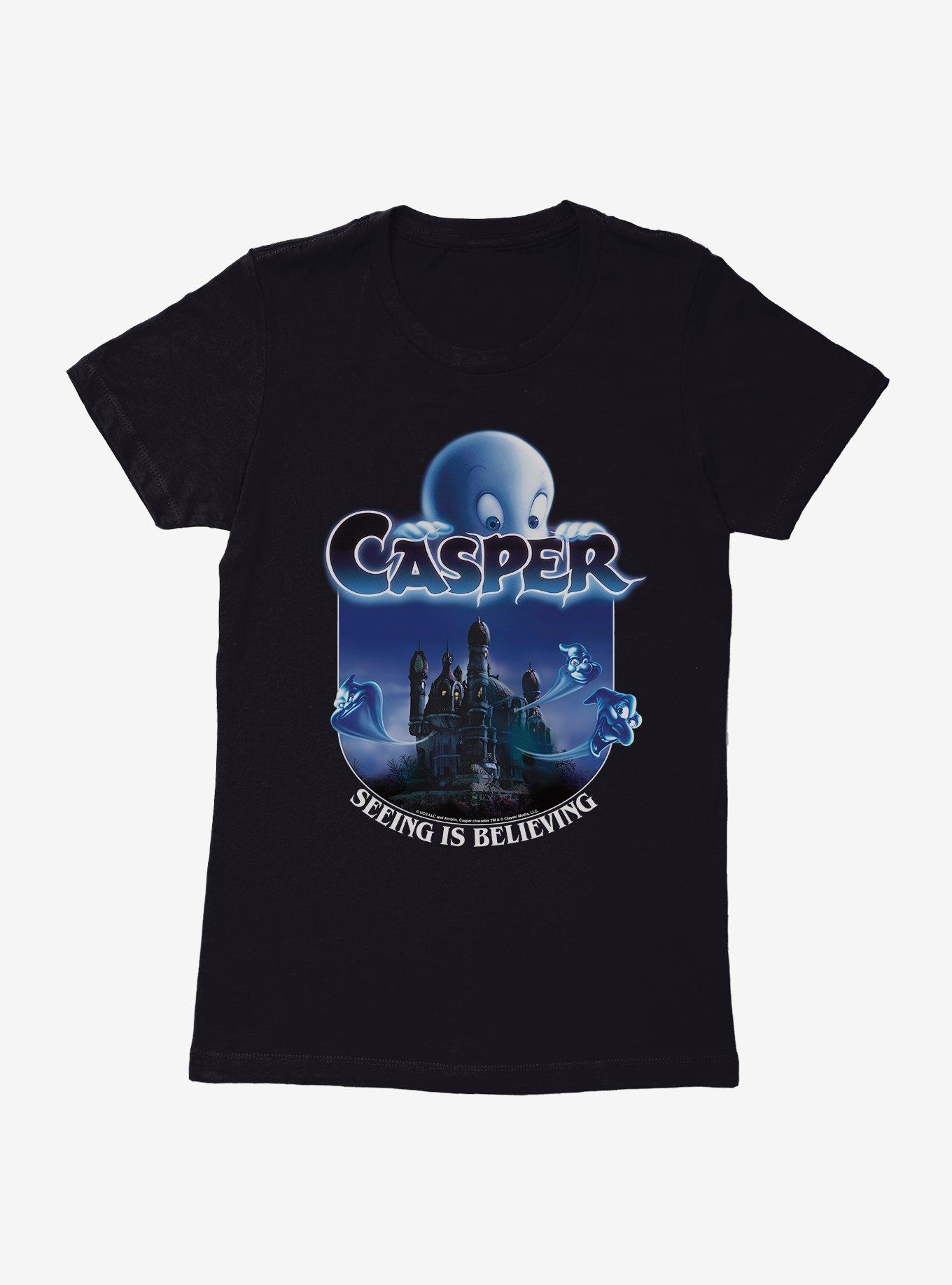 Casper Film Castle Poster Womens T-Shirt, , hi-res