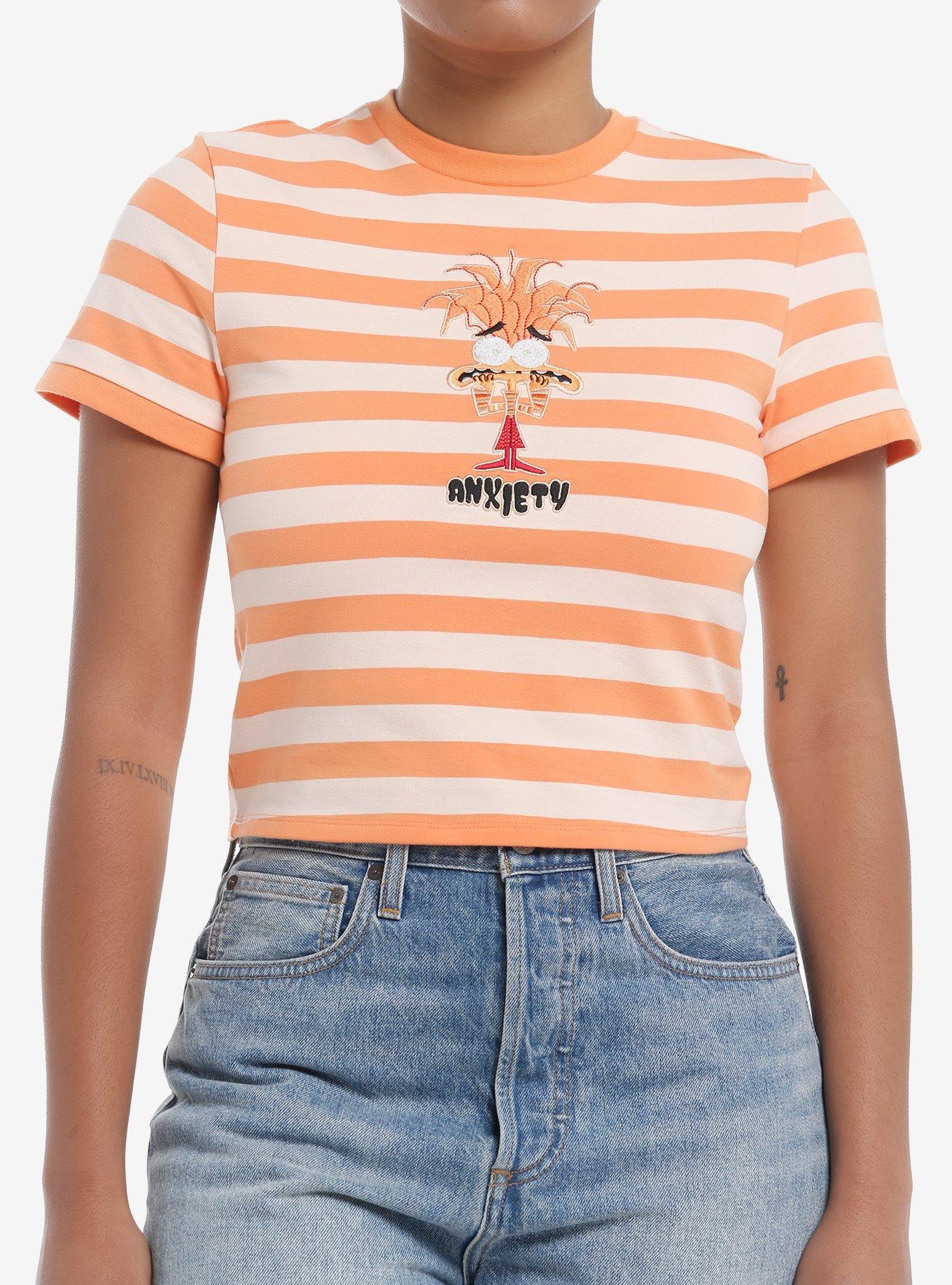 Her Universe Disney Pixar Inside Out 2 Anxiety Ringer Baby T-Shirt, MULTI, hi-res