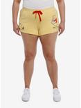 Disney Winnie The Pooh Bee & Hunny Lounge Shorts Plus Size, GOLDEN ROD YELLOW, hi-res