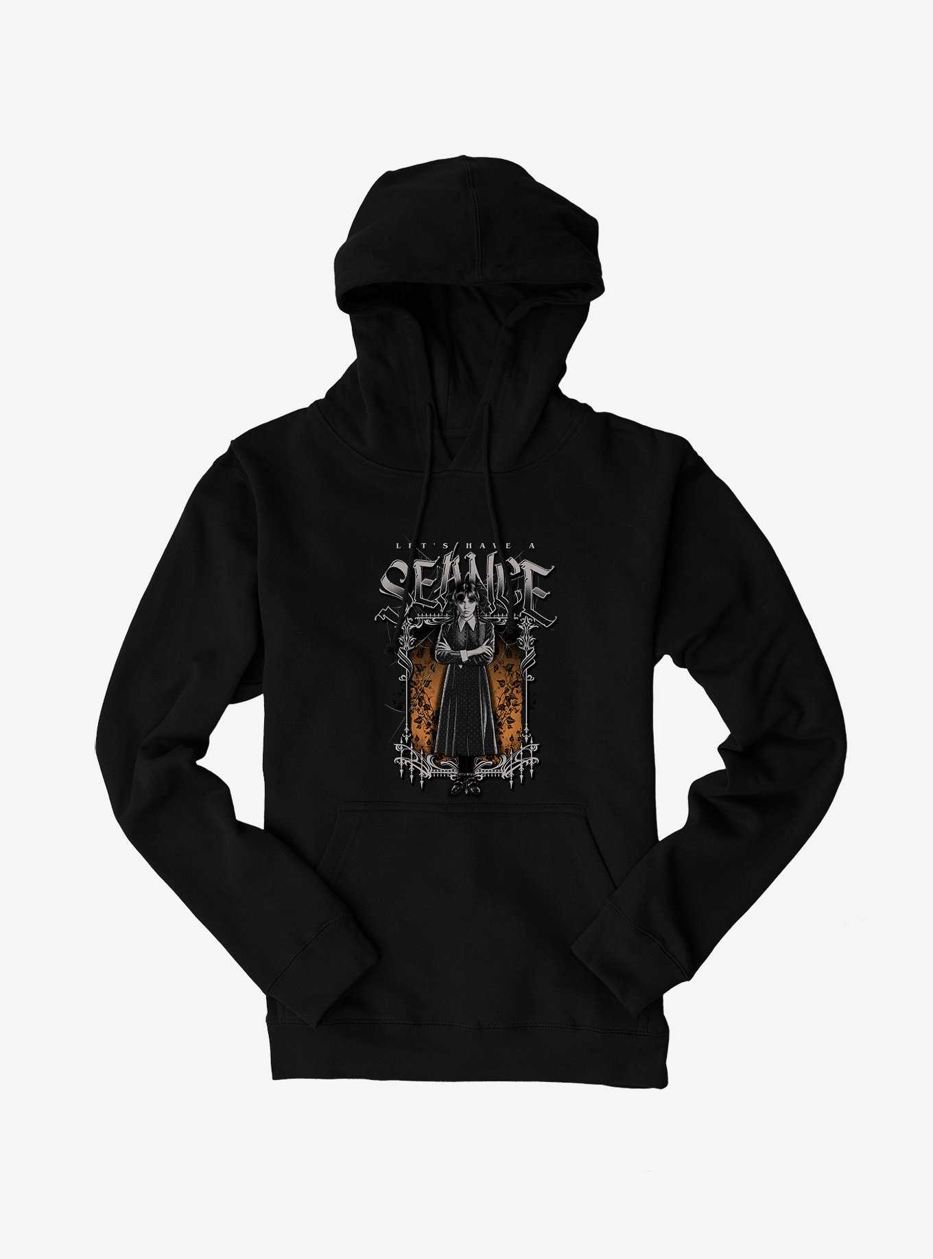 Wednesday Let's Have A Seance Hoodie, , hi-res