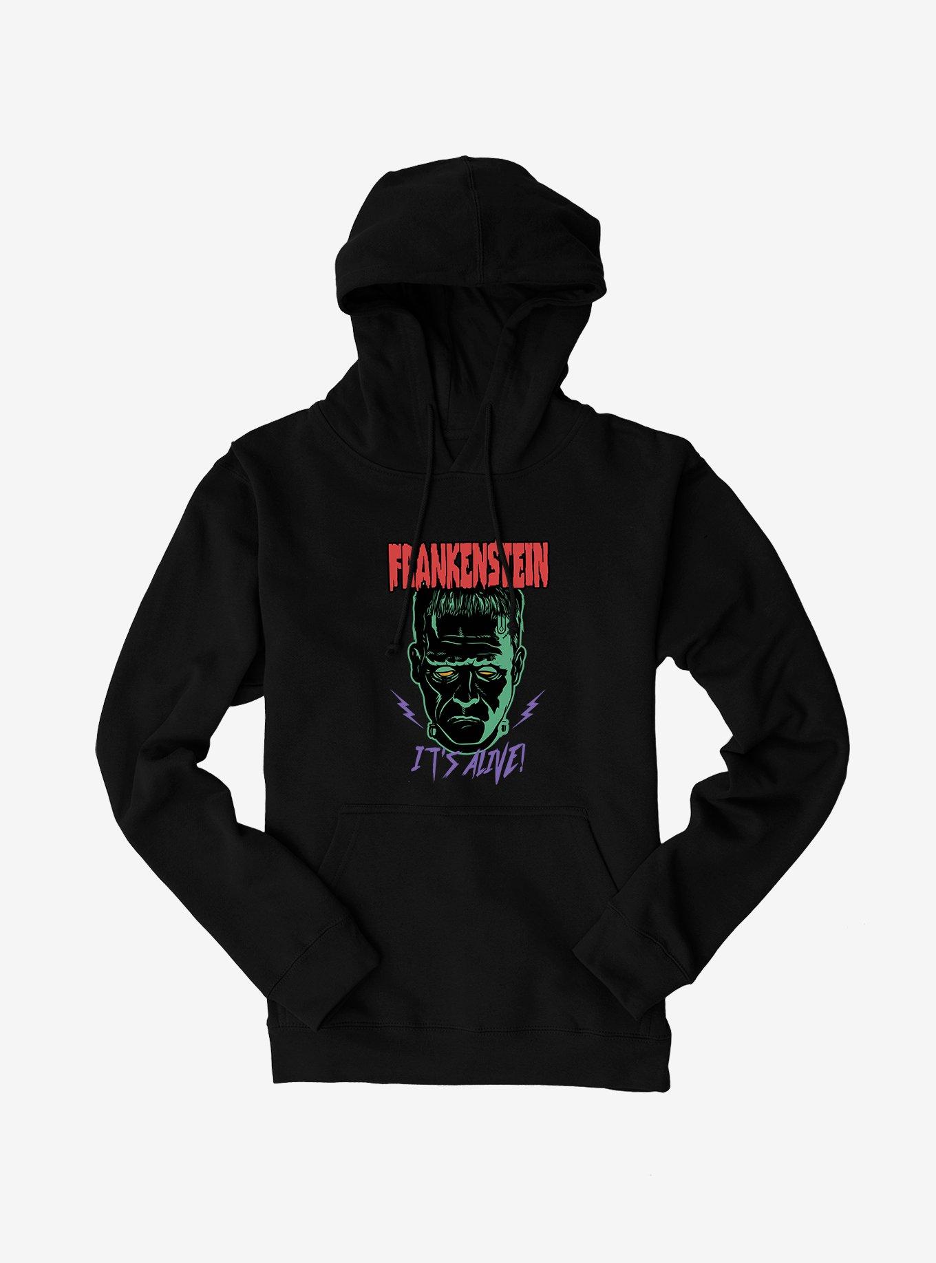 Universal Monsters Frankenstein It's Alive Hoodie, BLACK, hi-res