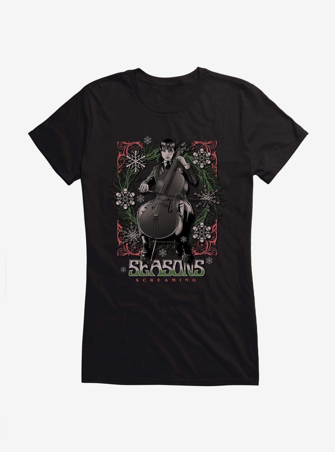 Wednesday Seasons Screaming Girls T-Shirt, , hi-res