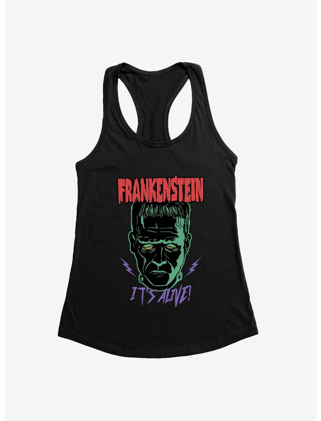 Universal Monsters Frankenstein It's Alive Girls Tank, BLACK, hi-res