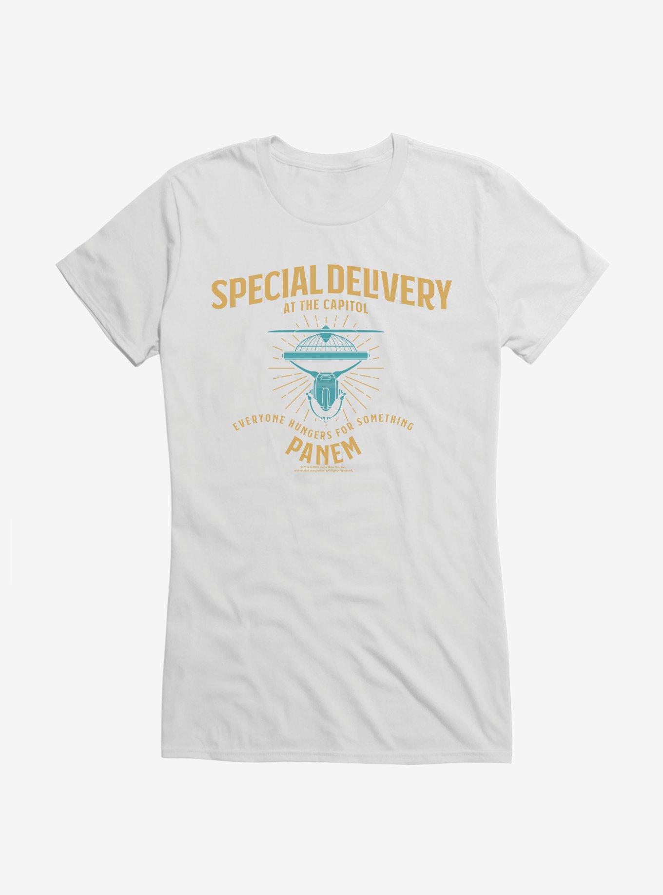 Hunger Games: The Ballad Of Songbirds And Snakes Drone Special Delivery Girls T-Shirt, , hi-res