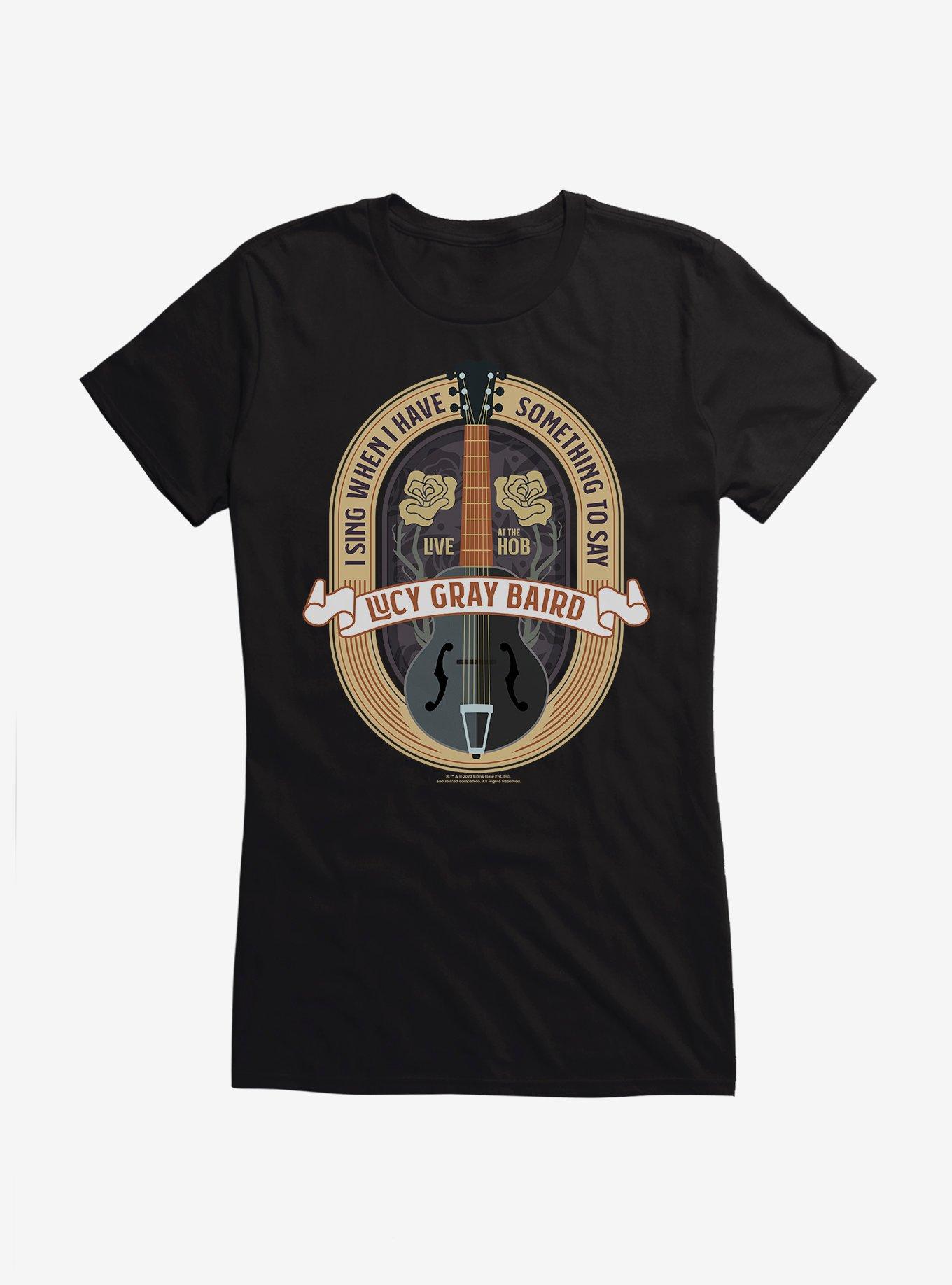 Hunger Games: The Ballad Of Songbirds And Snakes Lucy Gray Baird I Sing Girls T-Shirt, BLACK, hi-res