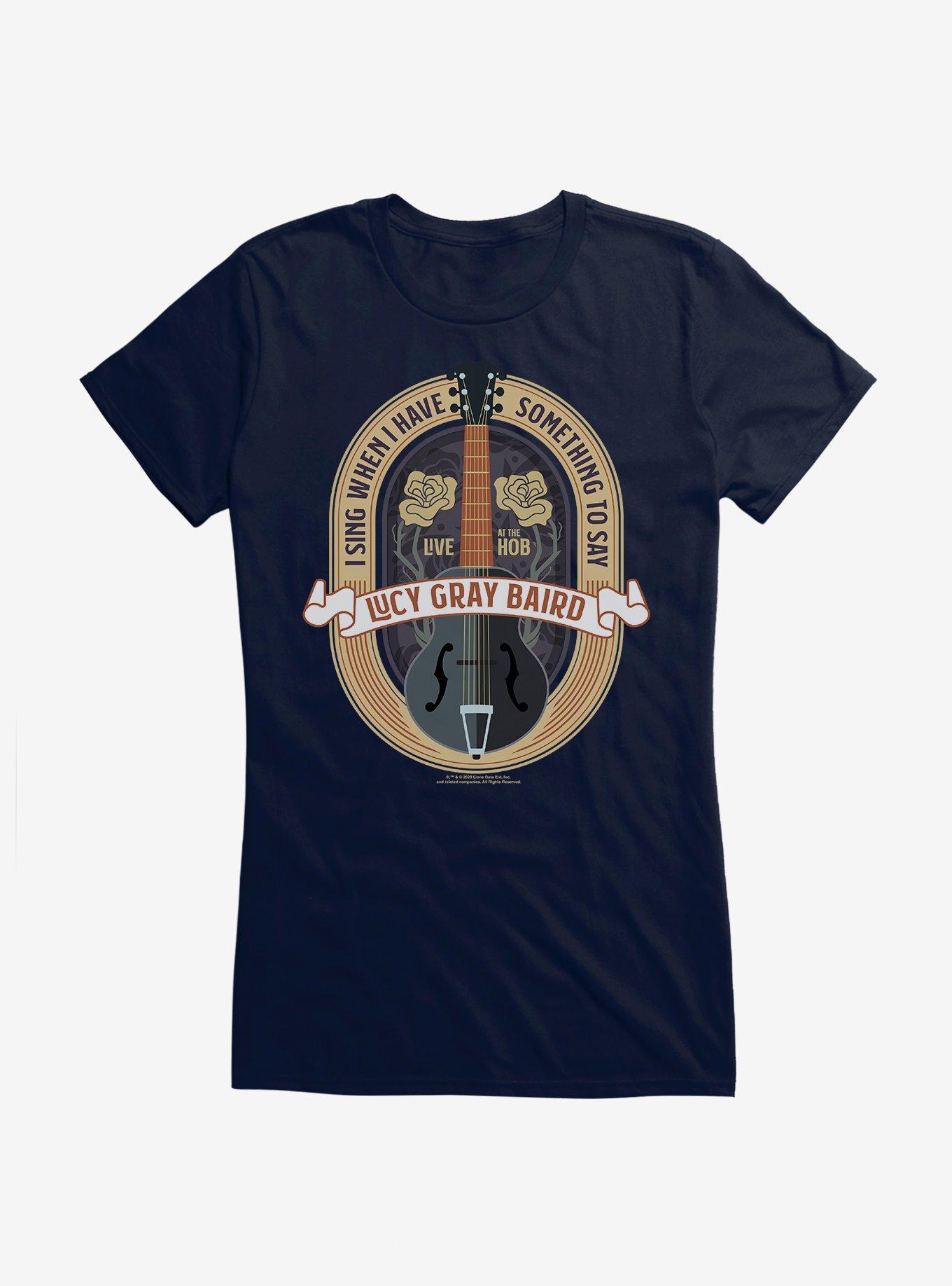 Hunger Games: The Ballad Of Songbirds And Snakes Lucy Gray Baird I Sing Girls T-Shirt, NAVY, hi-res