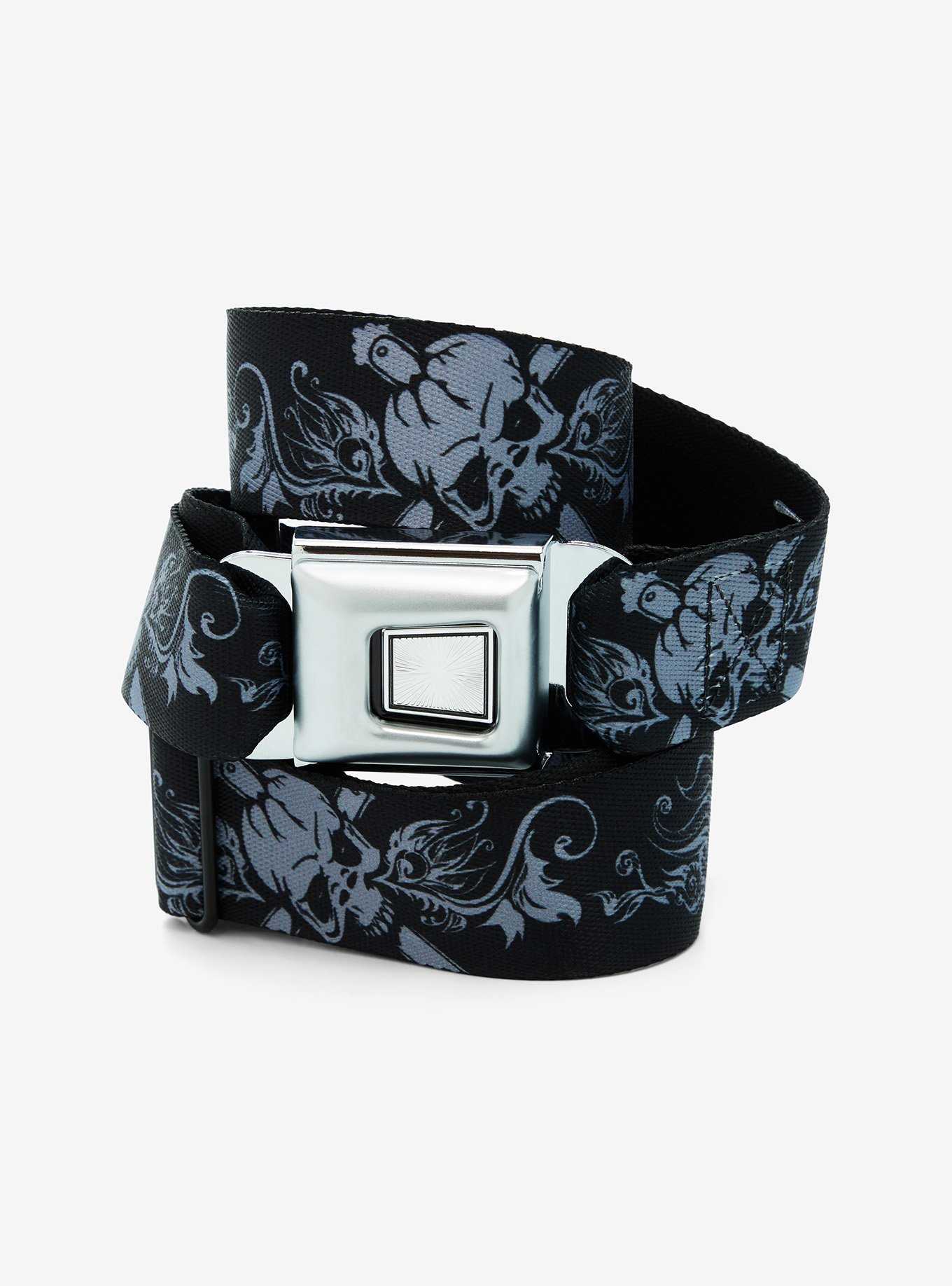 Hot Topic Black & Red Star Seatbelt Belt