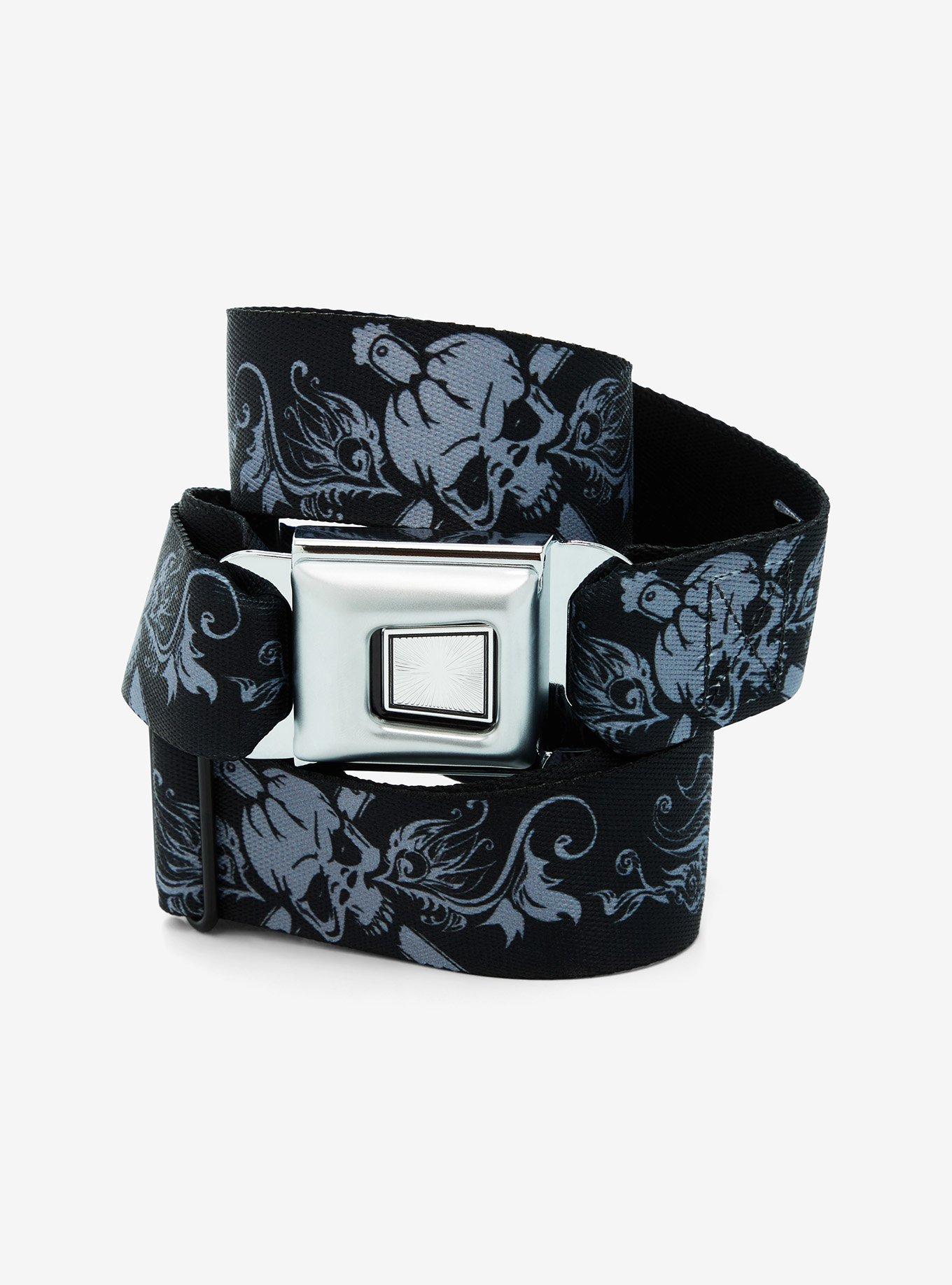 Skull & Cross Seatbelt Belt, , hi-res