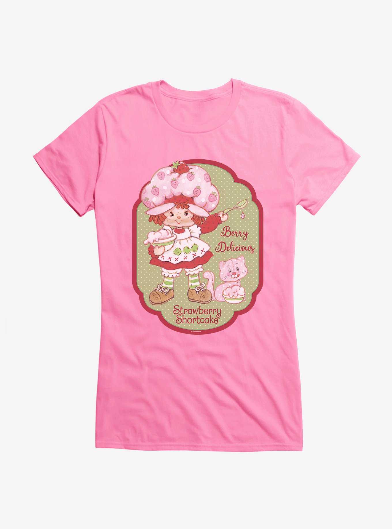 Strawberry Shortcake & Custard Berry Delicious Girls T-Shirt, , hi-res