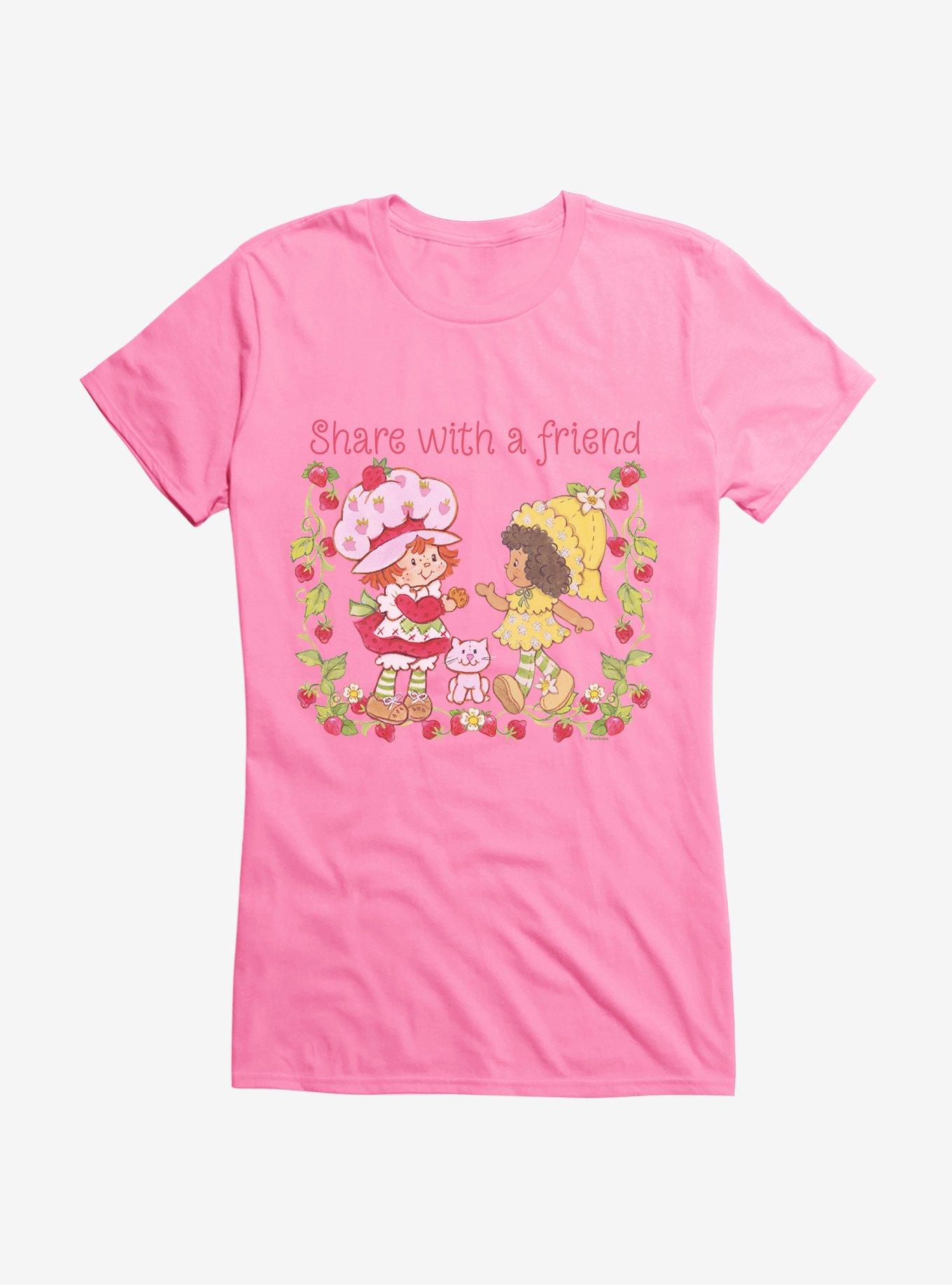 Strawberry Shortcake & Orange Blossom Share With A Friend Girls T-Shirt, , hi-res
