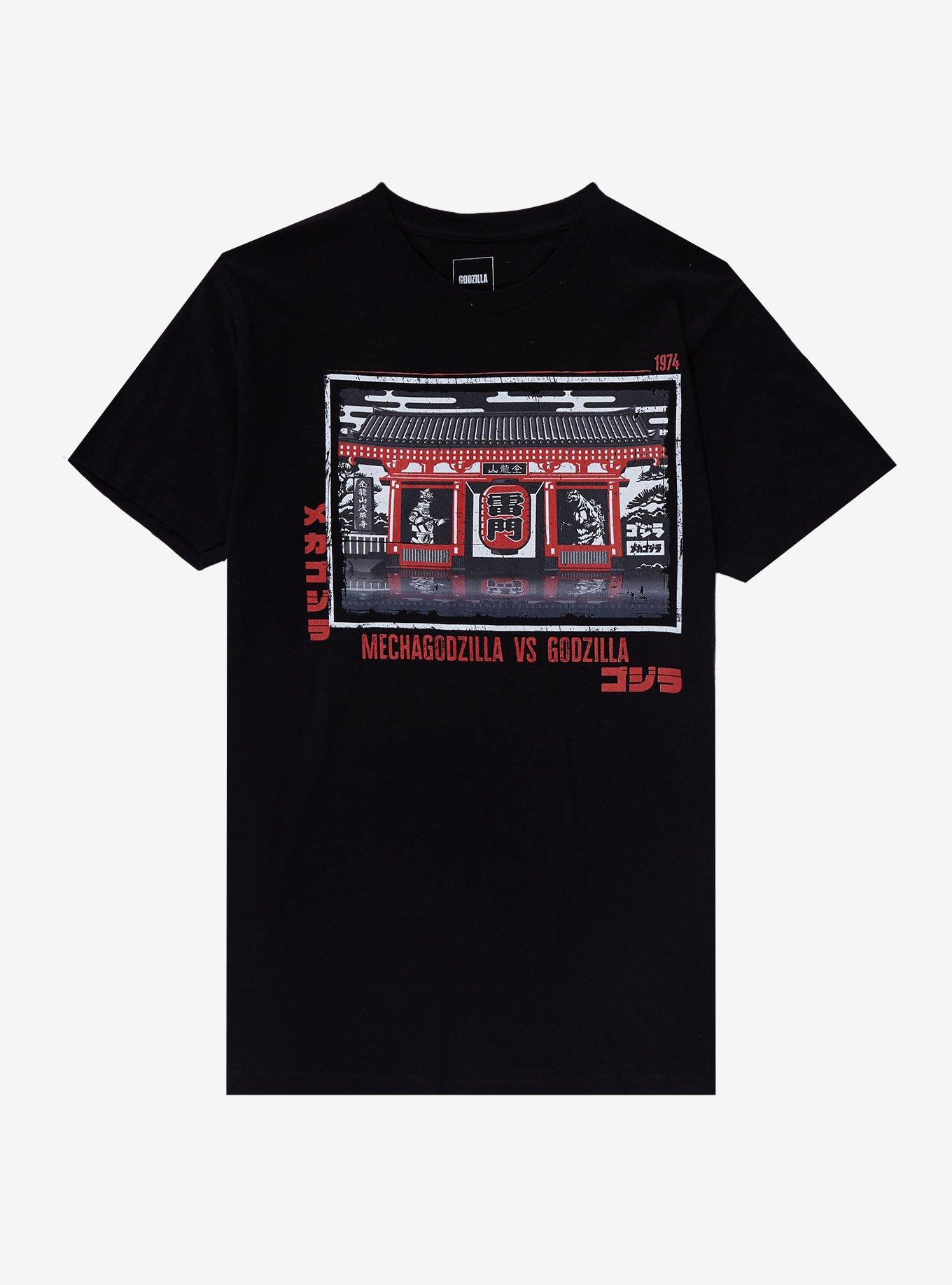 Godzilla Vs Mechagodzilla T-Shirt, BLACK, hi-res