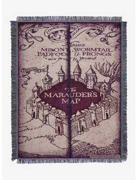 Harry Potter Marauders Map Tapestry Throw, , hi-res