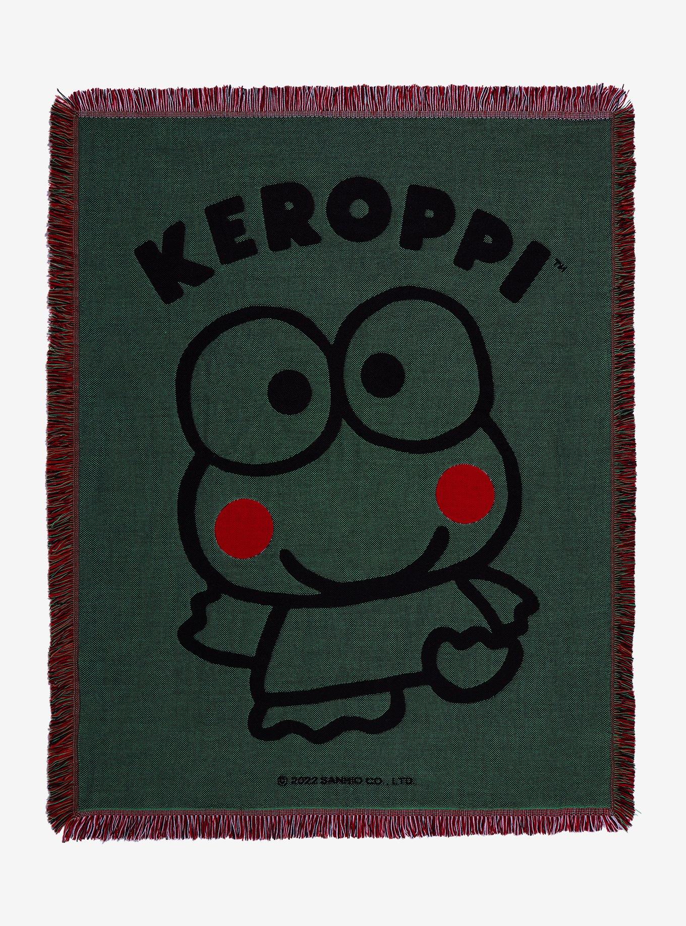 Sanrio Keroppi Jacquard Tapestry Throw