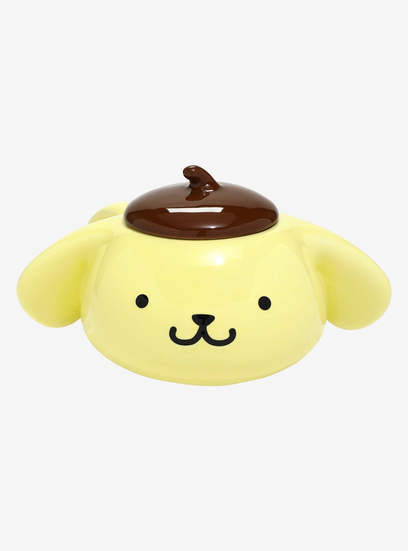 Sanrio Pompompurin Figural Mug with Lid, , hi-res