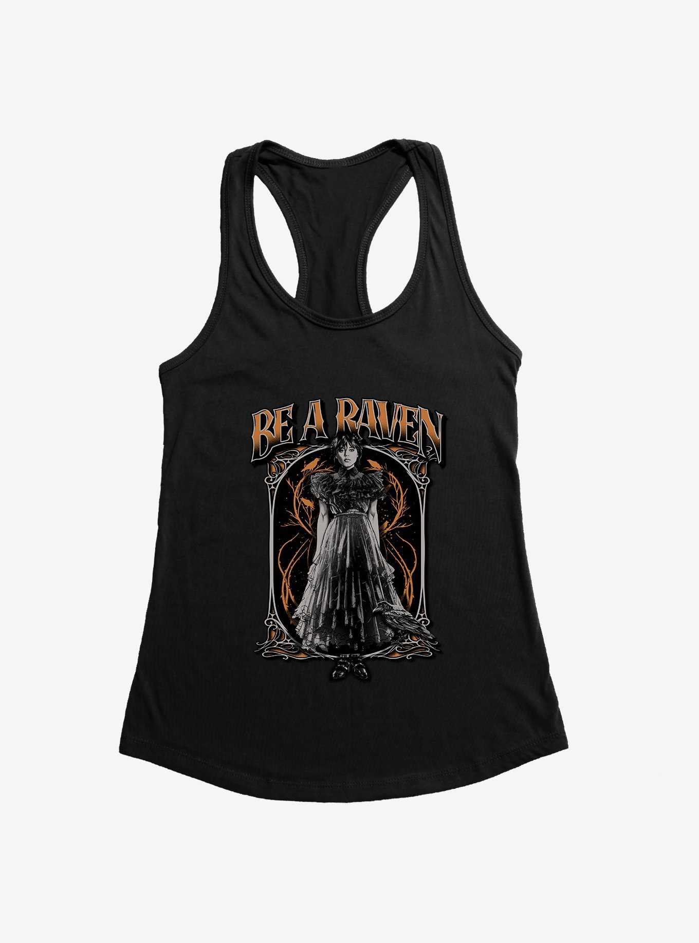 Wednesday Be A Raven Womens Tank Top, , hi-res