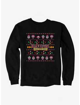 Killer Klowns From Outer Space Ugly Christmas Sweater Pattern Sweatshirt, , hi-res
