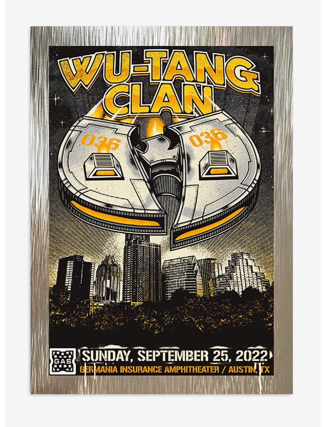 Wu-Tang Clan N.Y. State Of Mind 2022 Tour September 25 Collectible Card, , hi-res
