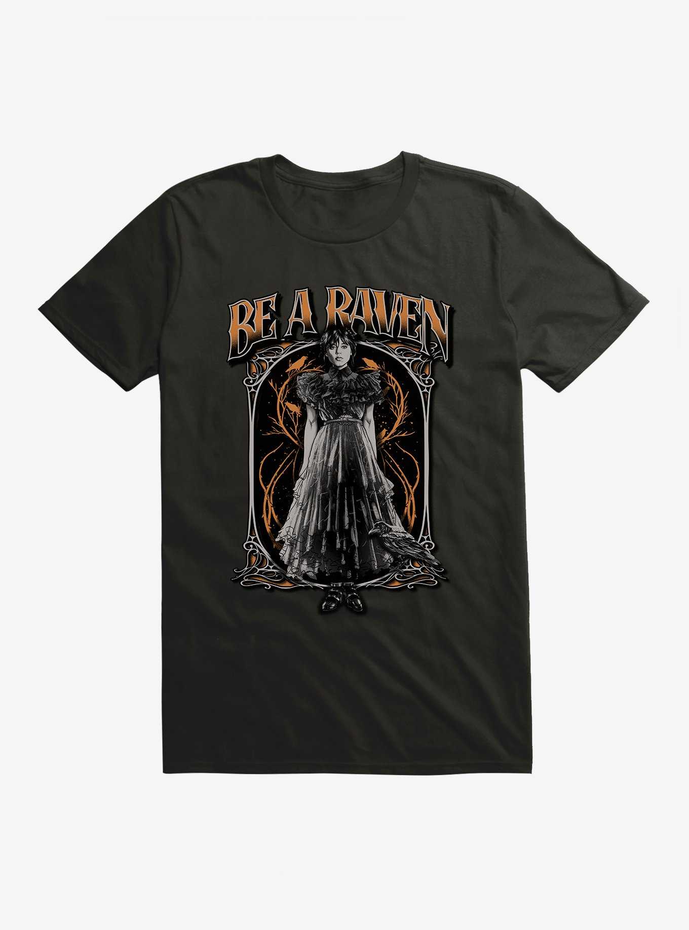 Wednesday Be A Raven T-Shirt, , hi-res