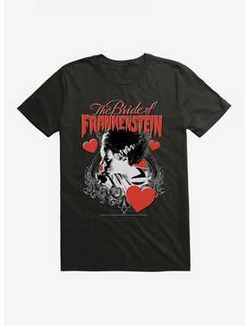 The Bride Of Frankenstein Bride With Hearts T-Shirt, , hi-res