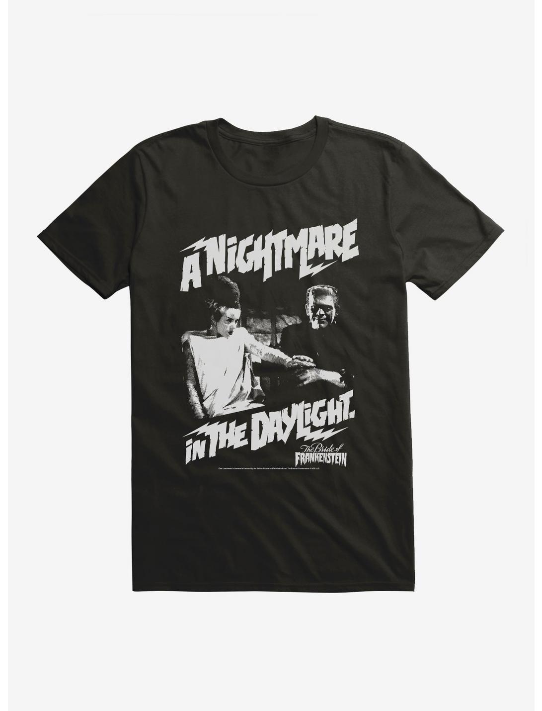 The Bride Of Frankenstein A Nightmare In The Daylight T-Shirt, BLACK, hi-res