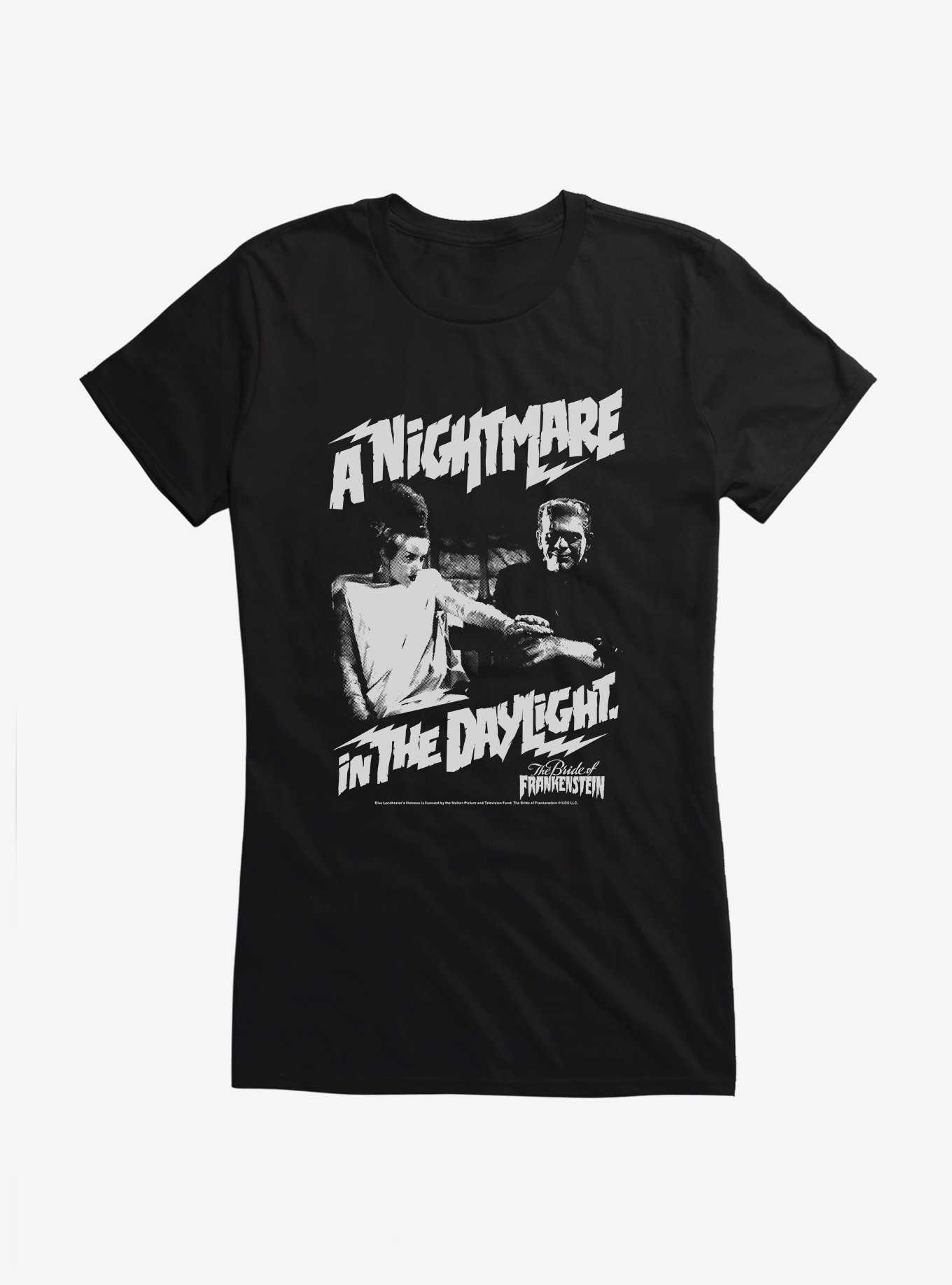 The Bride Of Frankenstein A Nightmare In The Daylight Girls T-Shirt, , hi-res