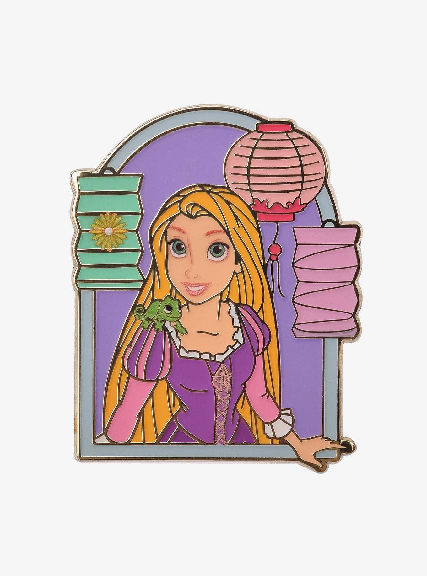 Disney Tangled Rapunzel and Pascal Balcony Enamel Pin — BoxLunch Exclusive, , hi-res