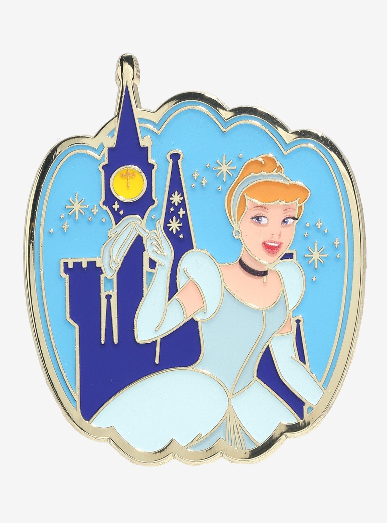 Disney Cinderella Castle Portrait Enamel Pin, , hi-res