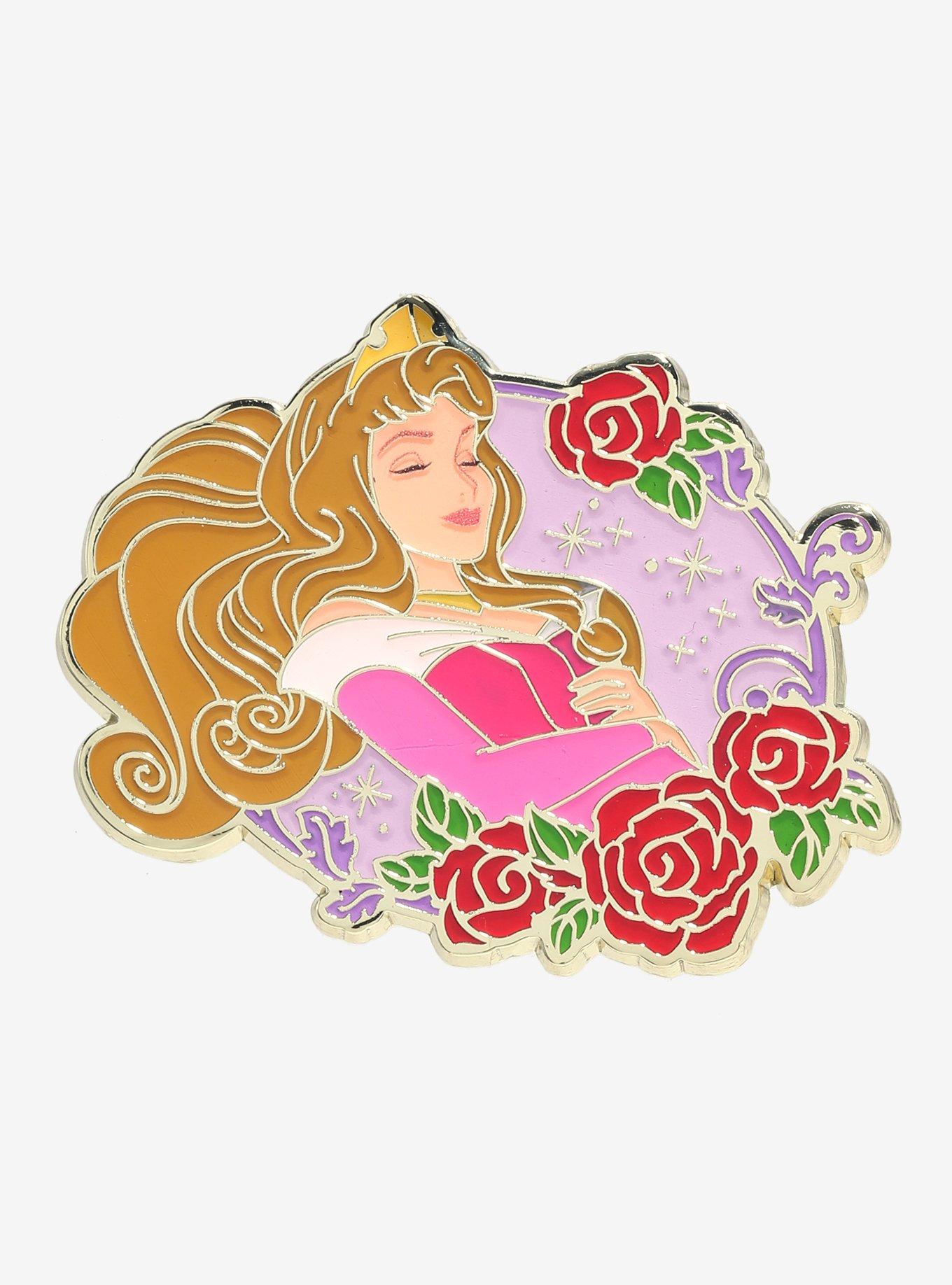 Disney Porcelain shops Cameo Series Sleeping Beauty Aurora Pin