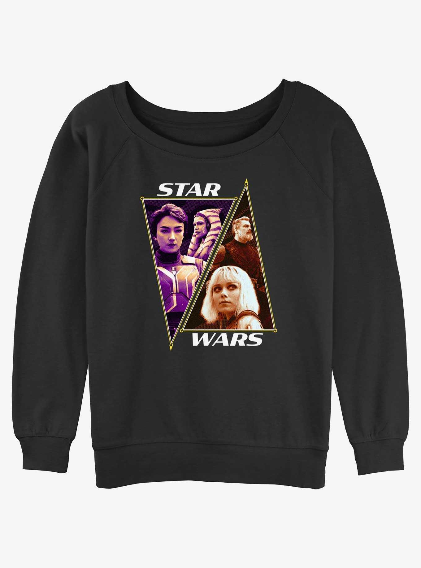 Star Wars Ahsoka The Good Vs The Bad Girls Slouchy Sweatshirt, , hi-res