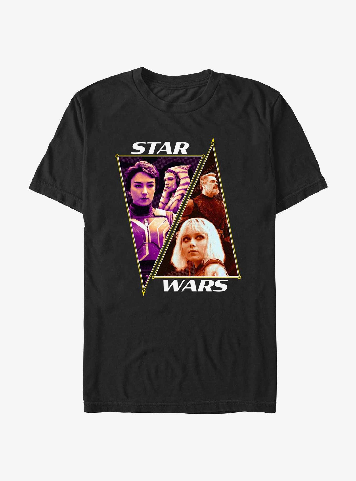 Star Wars Ahsoka The Good Vs The Bad T-Shirt, BLACK, hi-res