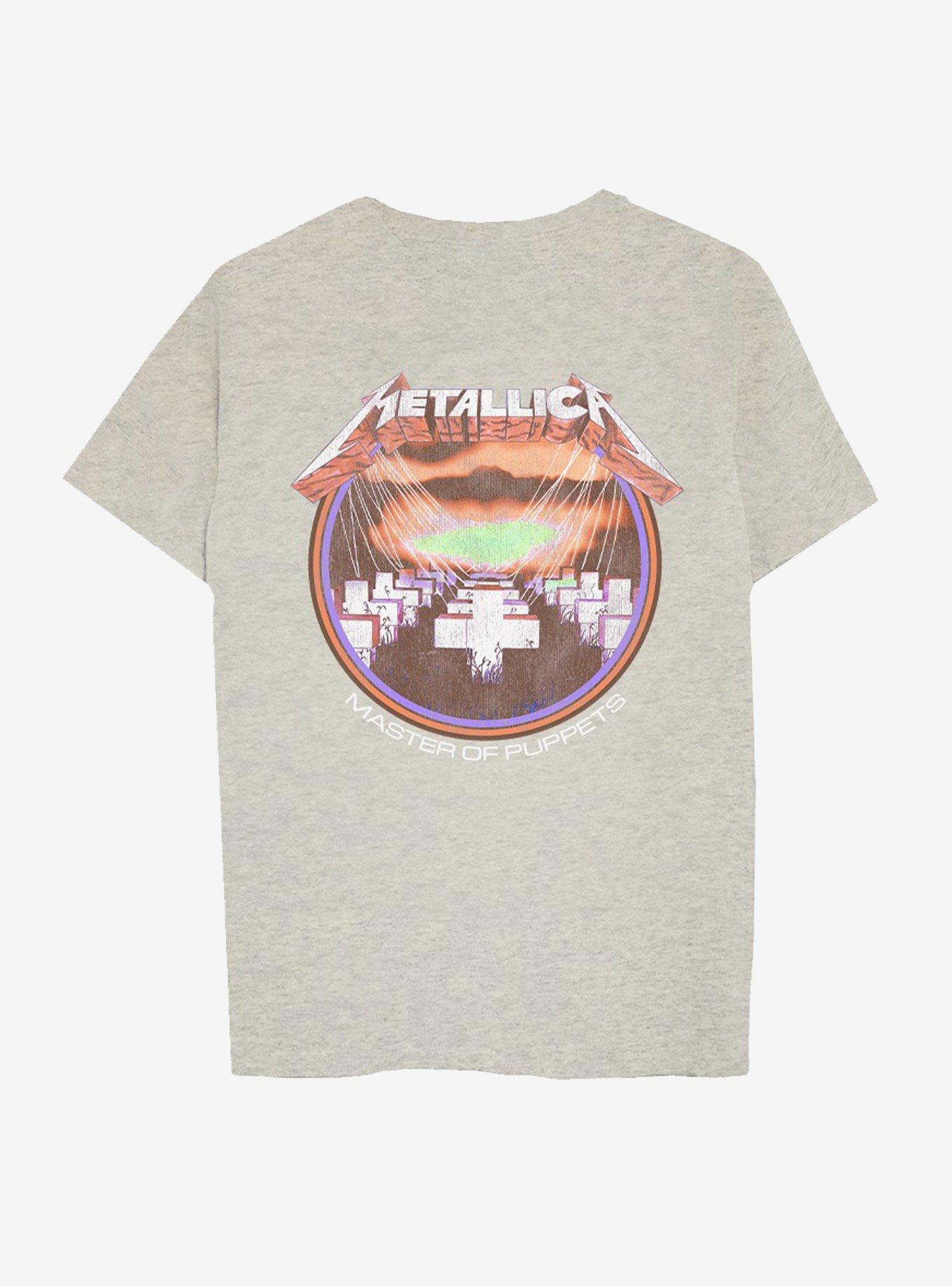 Metallica Master Of Puppets Boyfriend Fit Girls T-Shirt, CREAM, hi-res