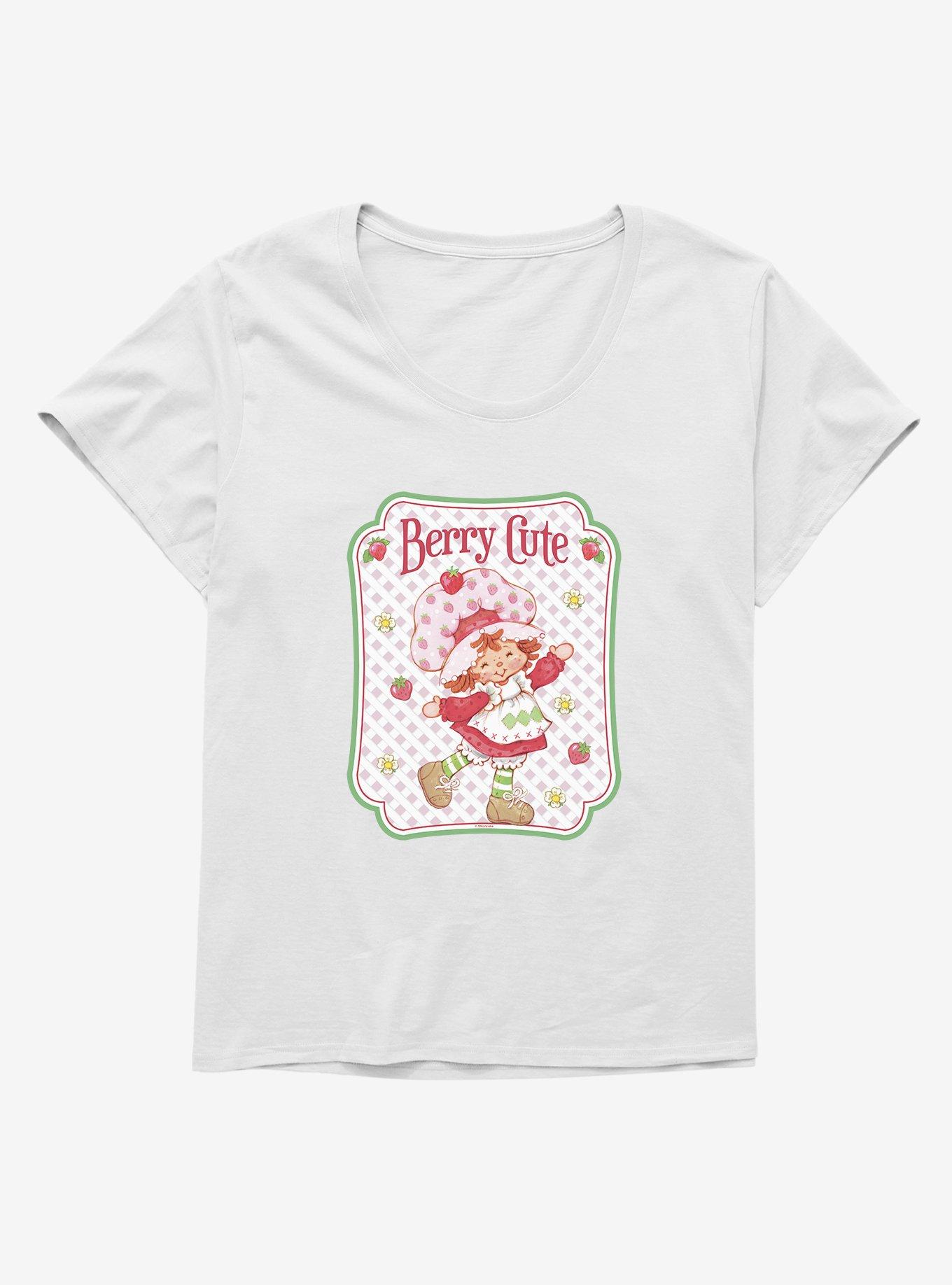 Strawberry Shortcake Berry Cute Girls T-Shirt Plus Size, WHITE, hi-res