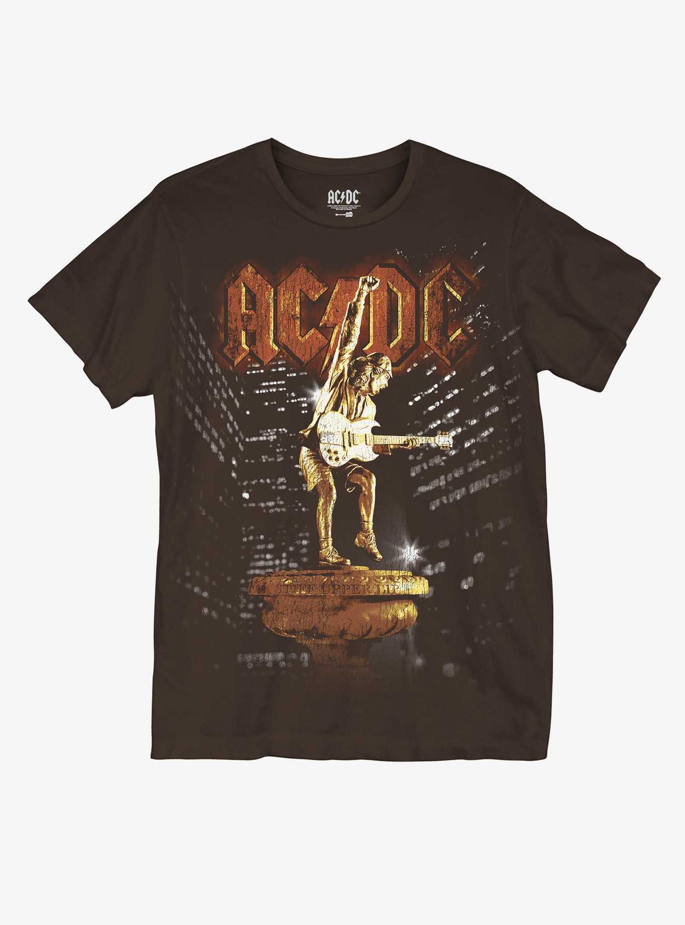 AC/DC Angus Young Statue Boyfriend Fit Girls T-Shirt, , hi-res