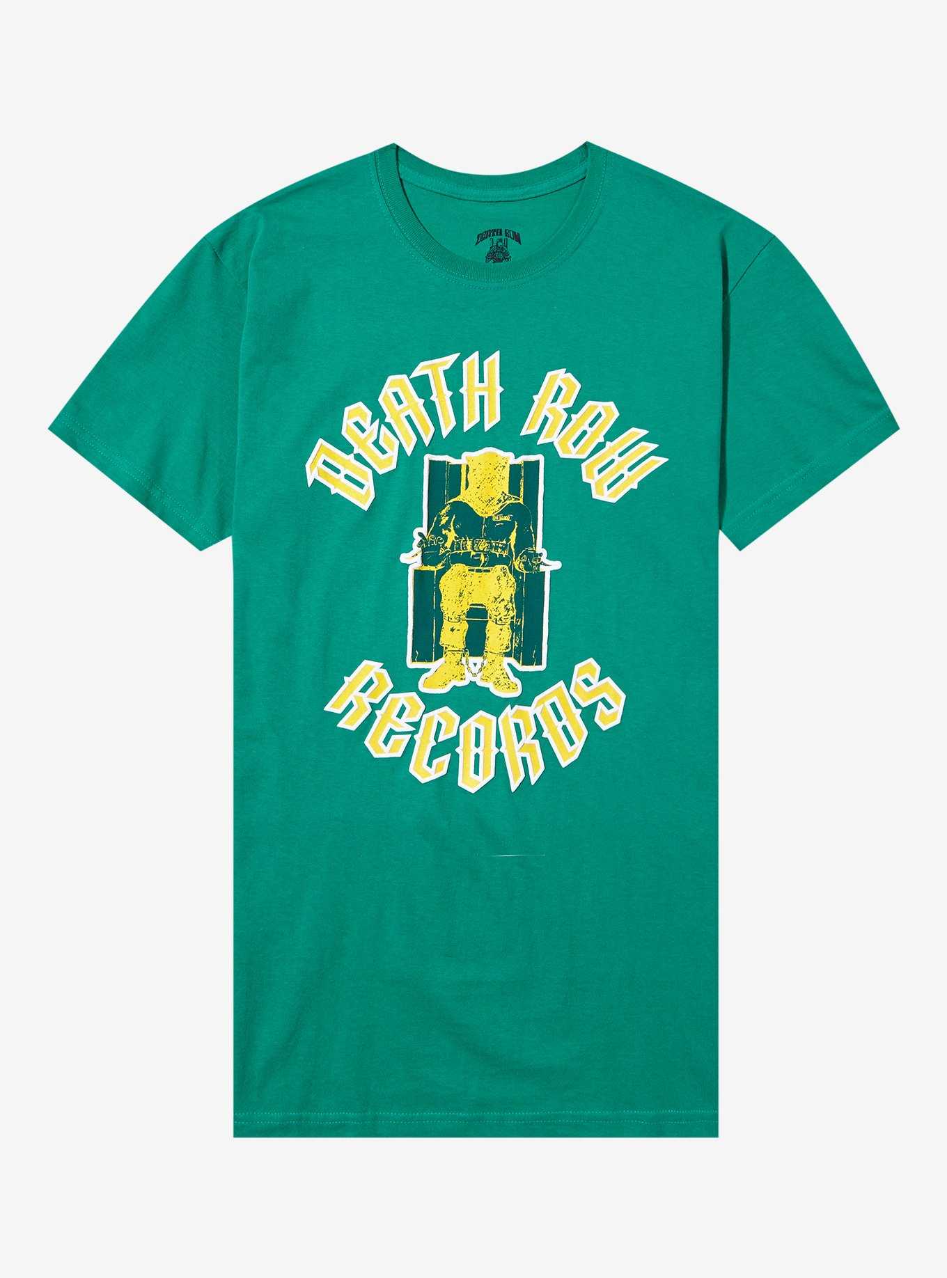 Death Row Records Puff Print Logo Boyfriend Fit Girls T-Shirt, , hi-res