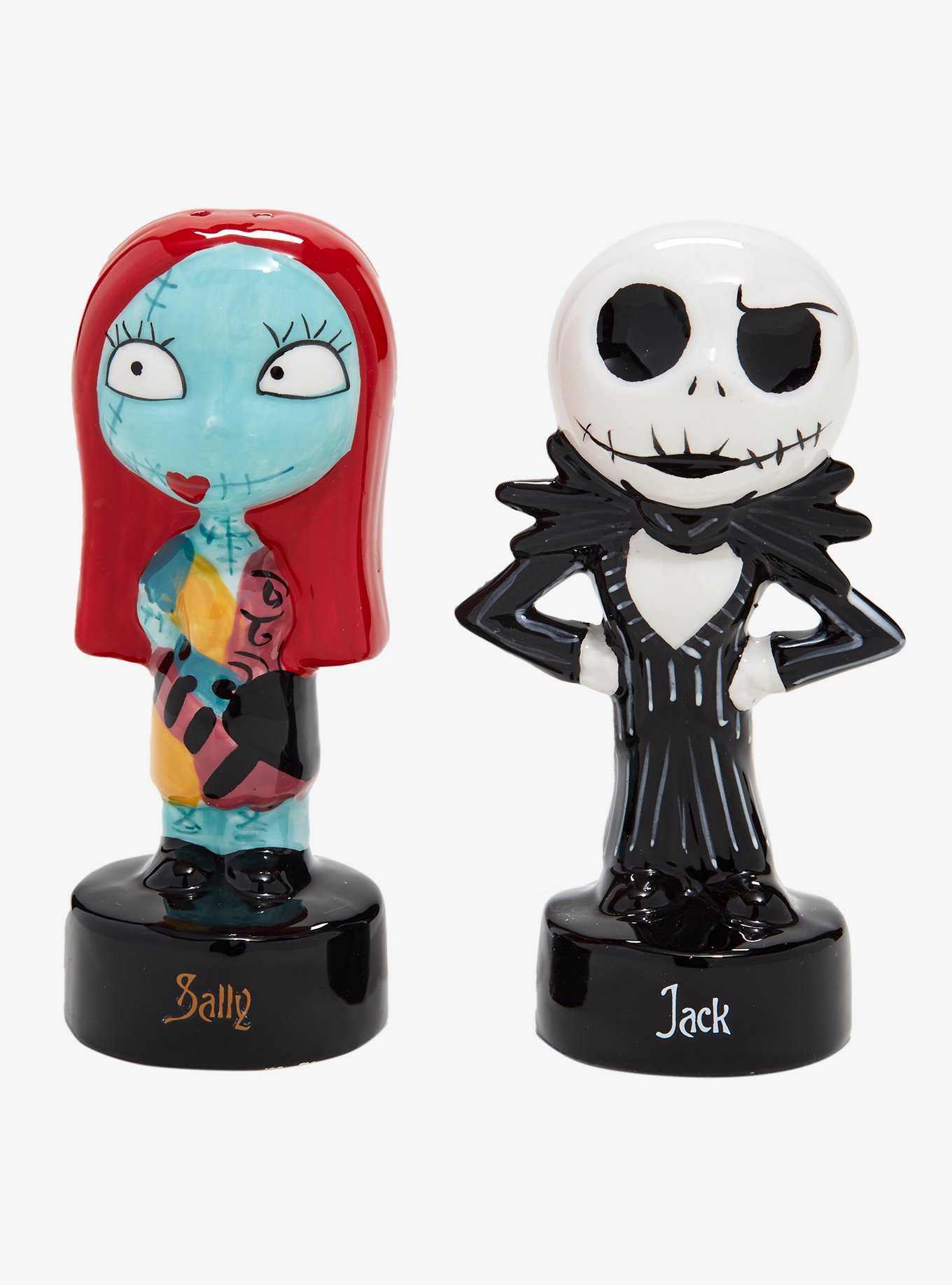 Disney The Nightmare Before Christmas Jack and Sally Salt & Pepper Shakers, , hi-res