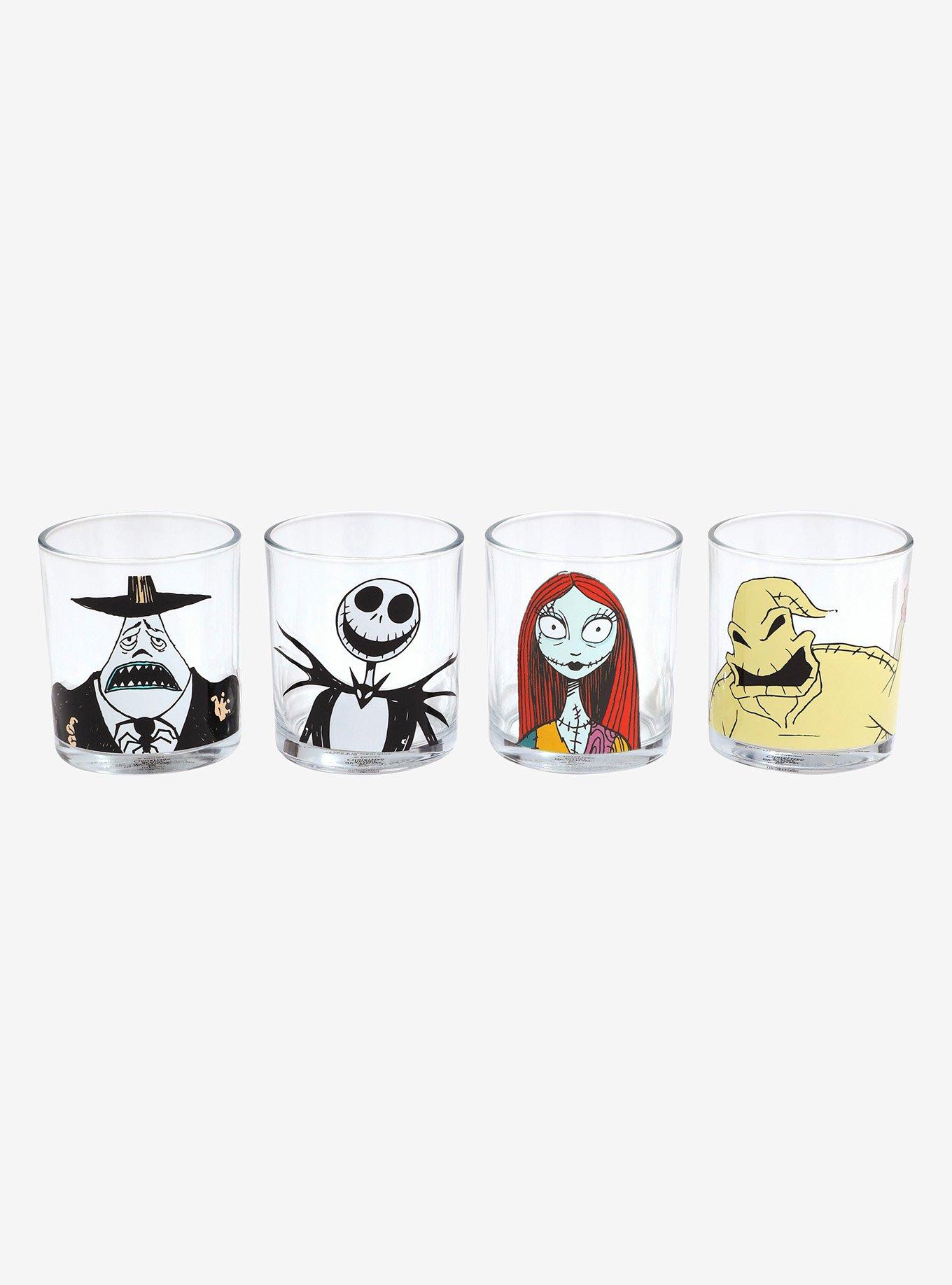 Set of 4 Nightmare Before Christmas 10oz Glasses