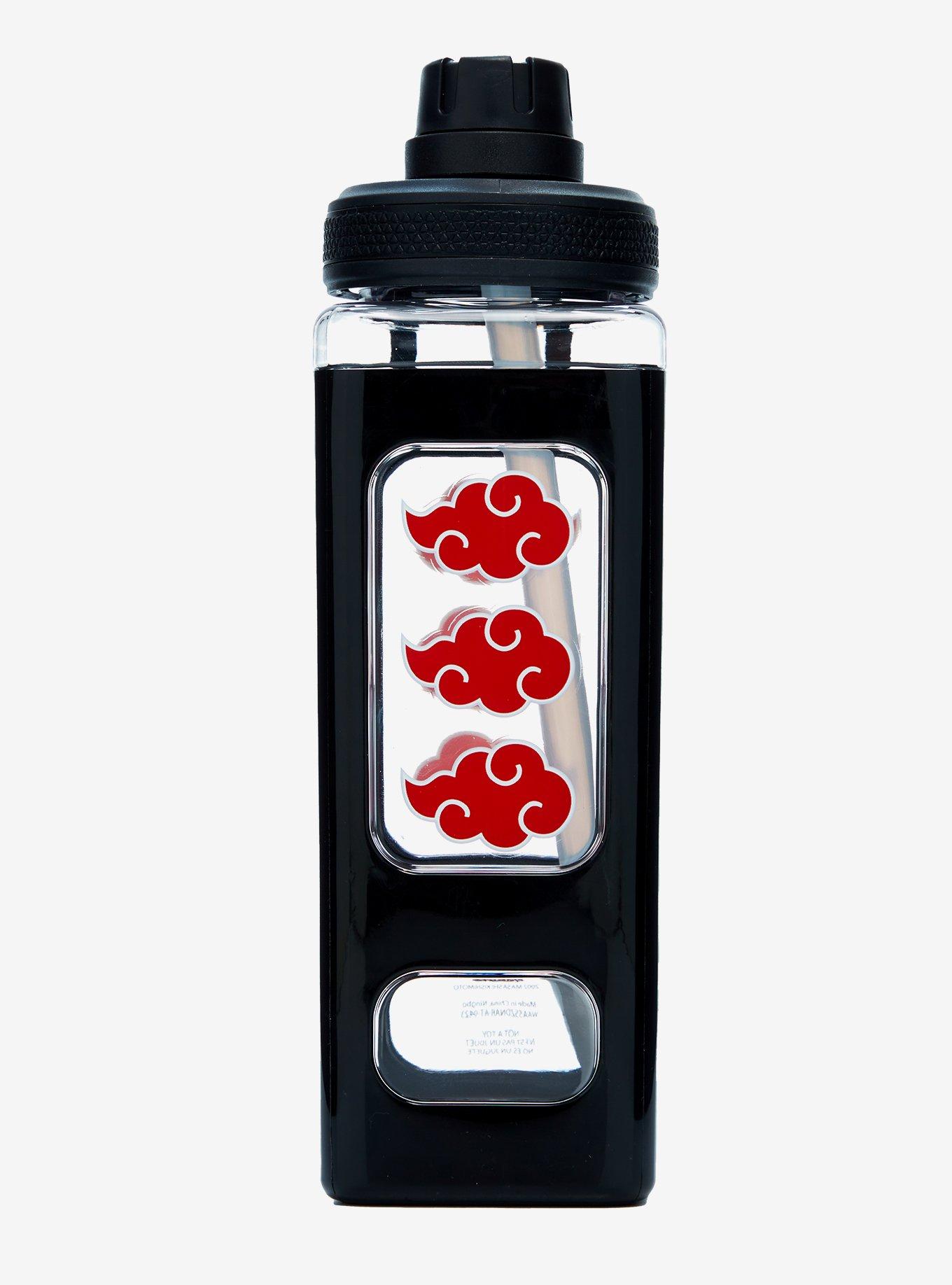 Naruto Shippuden Akatsuki Clouds Water Bottle, , hi-res